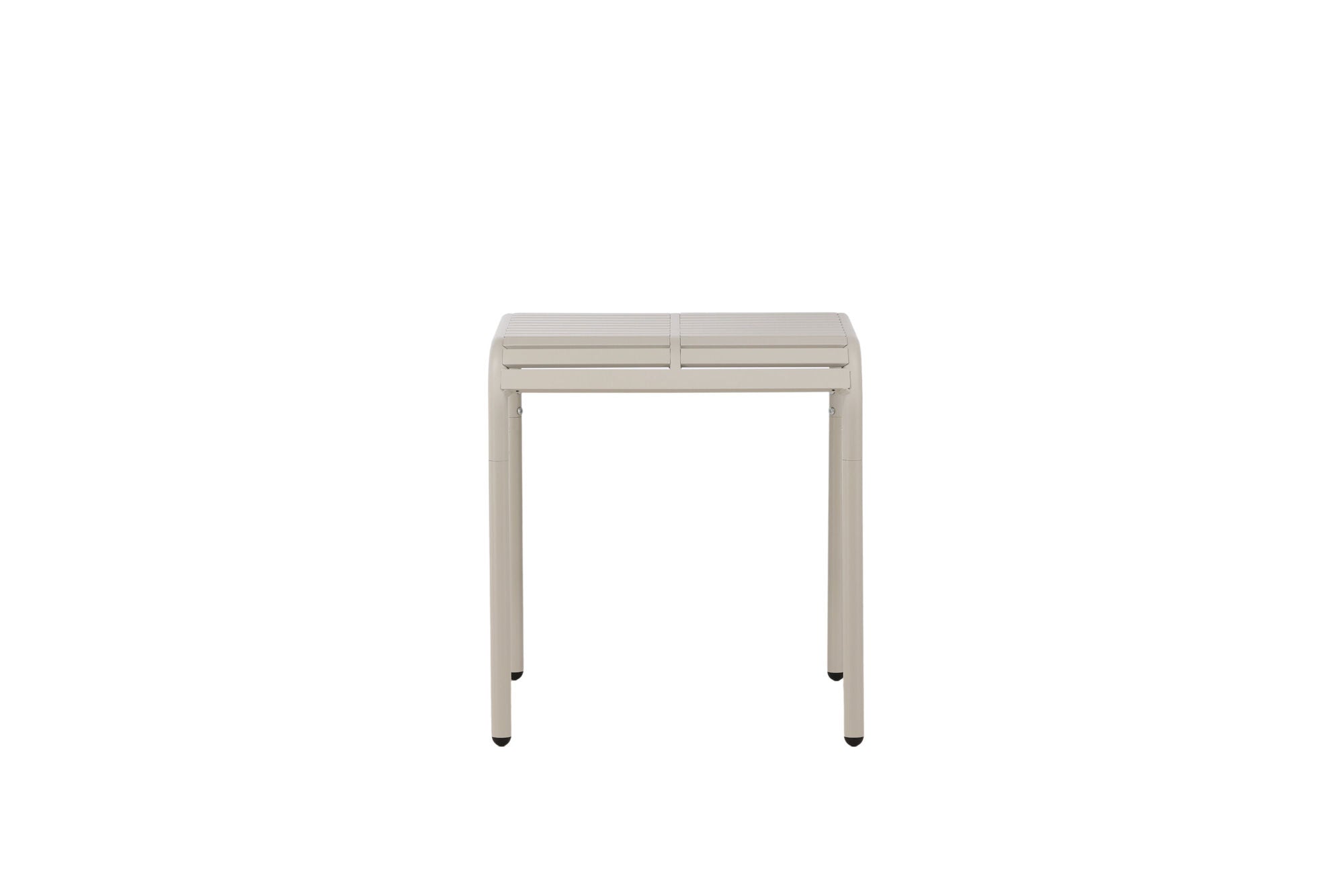 Venture Home Borneo Cafebord Aluminium - Beige / Kvadrat 70*70*