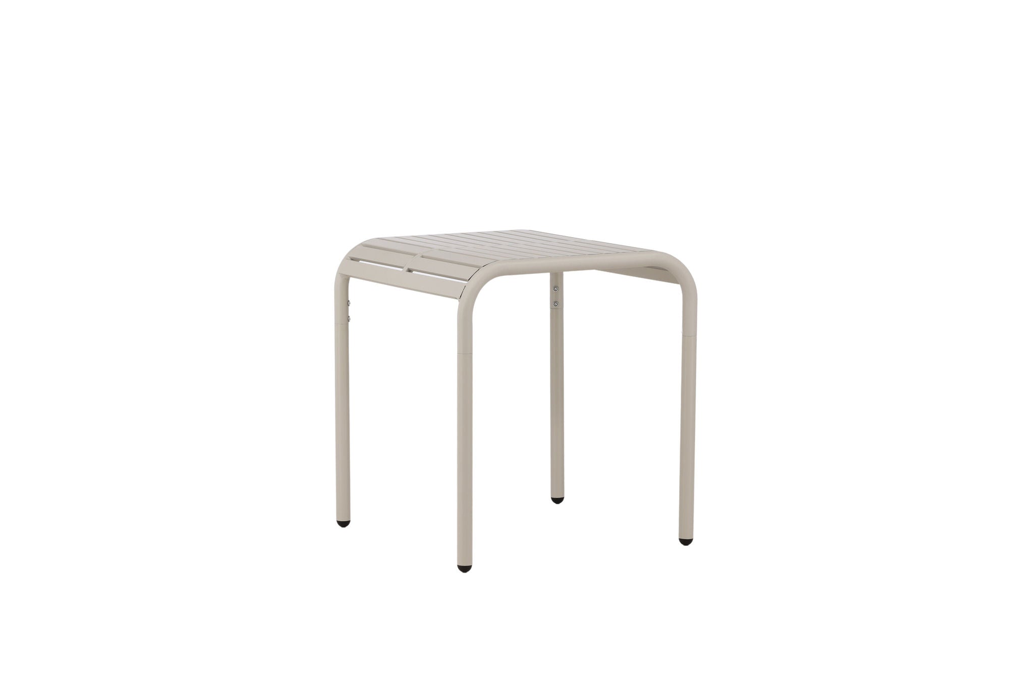 Venture Home Borneo Cafebord Aluminium - Beige / Kvadrat 70*70*