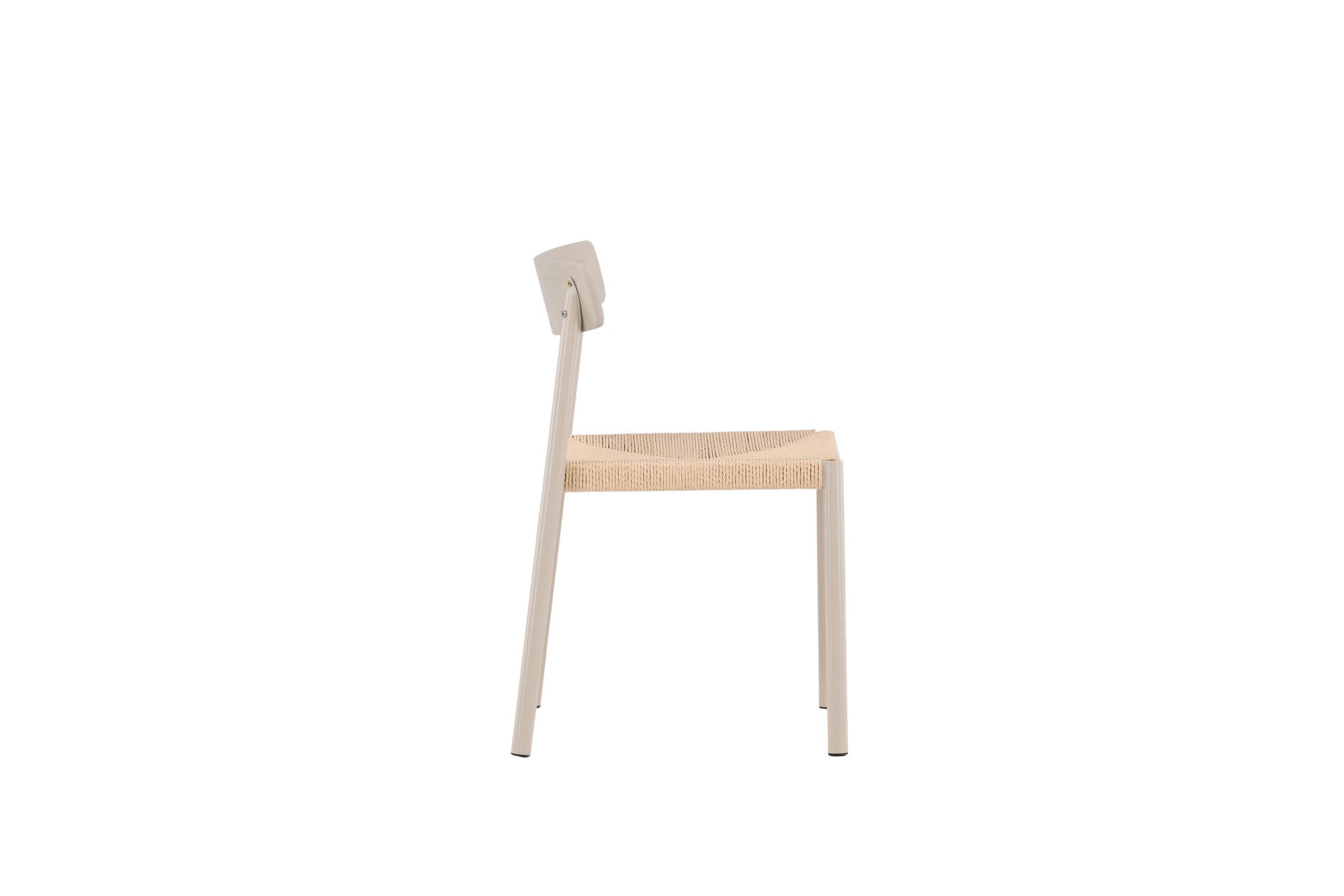 Vind Malmön Spisebordsstol - Greige / Beige Rope