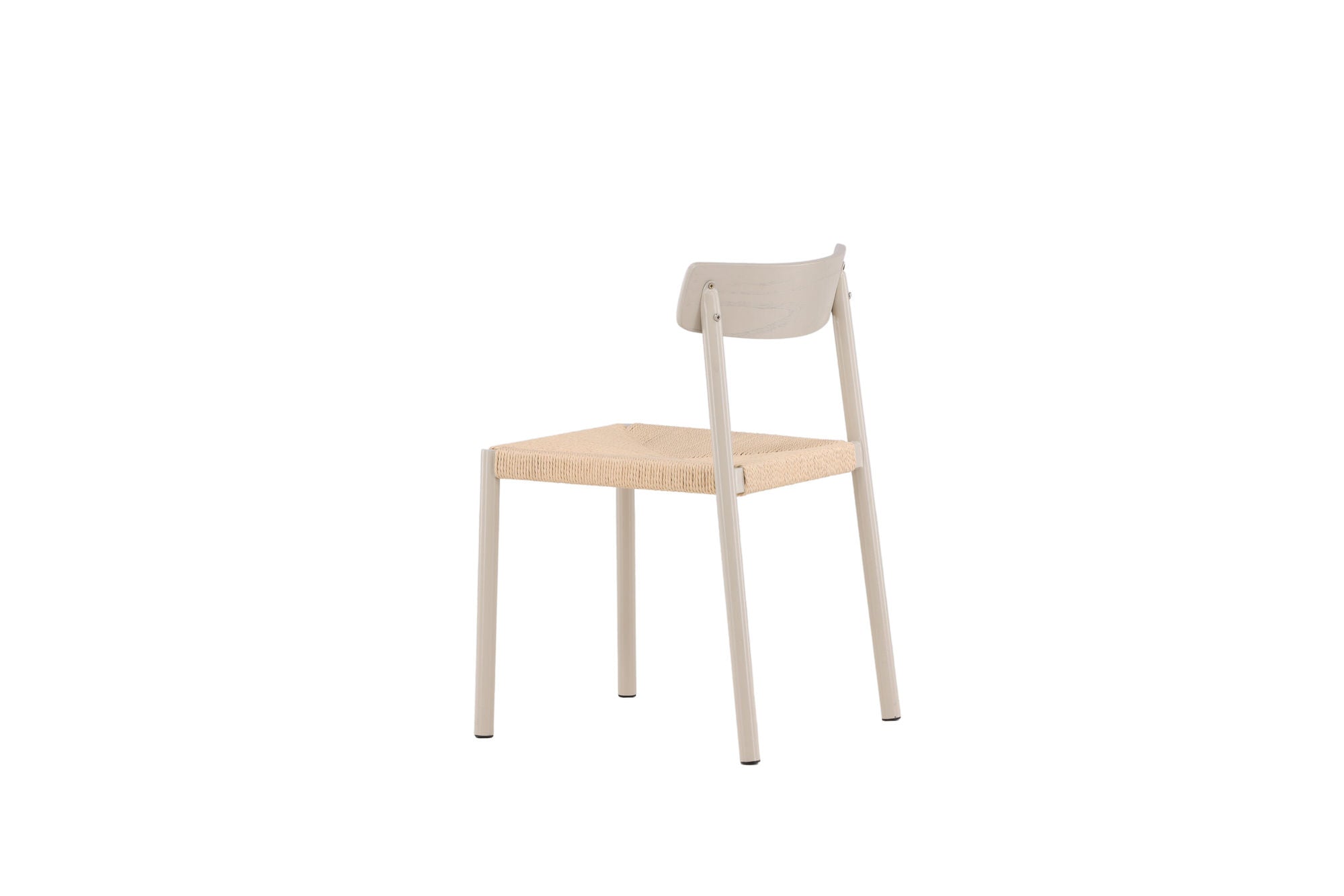 Vind Malmön Spisebordsstol - Greige / Beige Rope