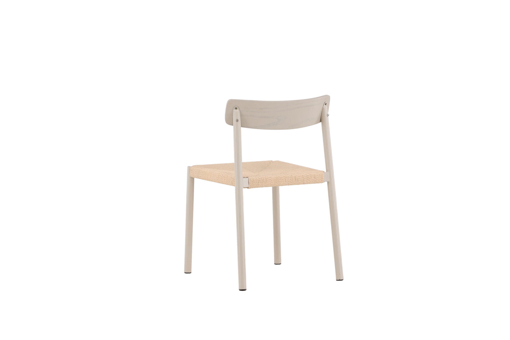 Vind Malmön Spisebordsstol - Greige / Beige Rope