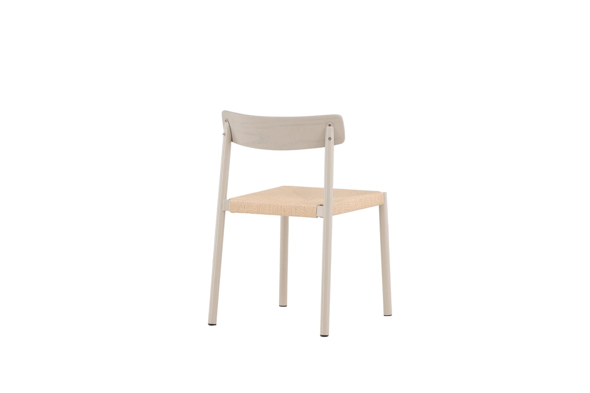 Vind Malmön Spisebordsstol - Greige / Beige Rope