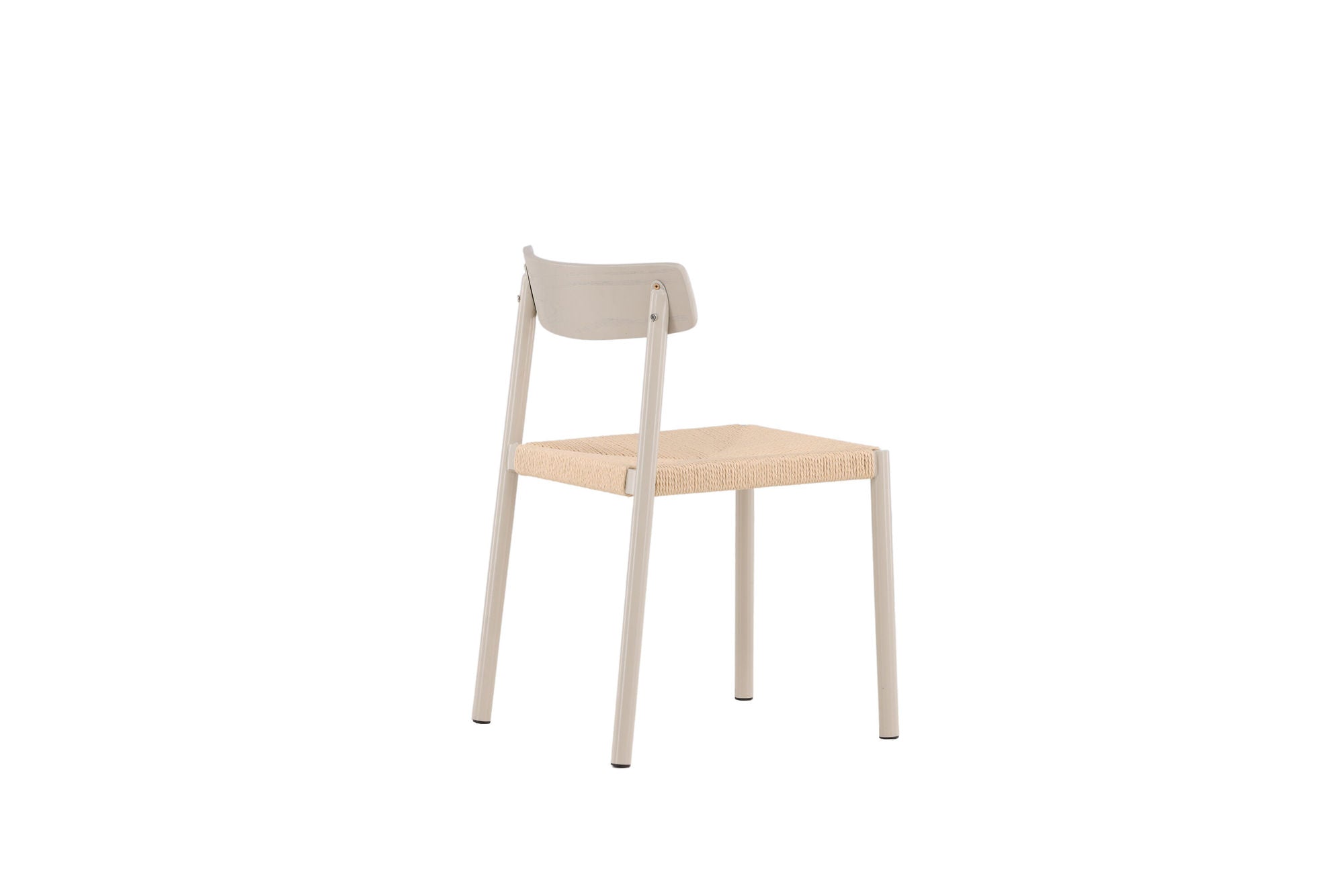 Vind Malmön Spisebordsstol - Greige / Beige Rope