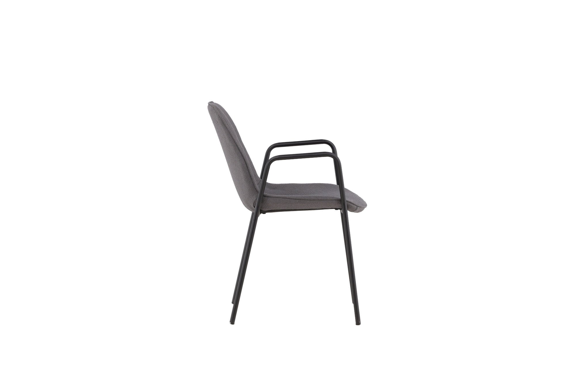 Vind Klädesholmen Spisebordsstol 2-pack - Black / Dark Grey Boucle