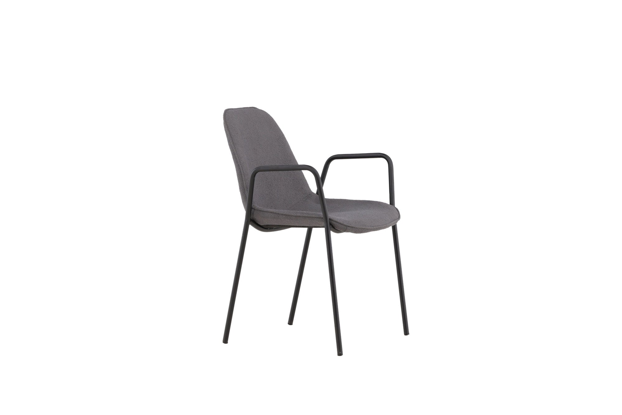 Vind Klädesholmen Spisebordsstol 2-pack - Black / Dark Grey Boucle