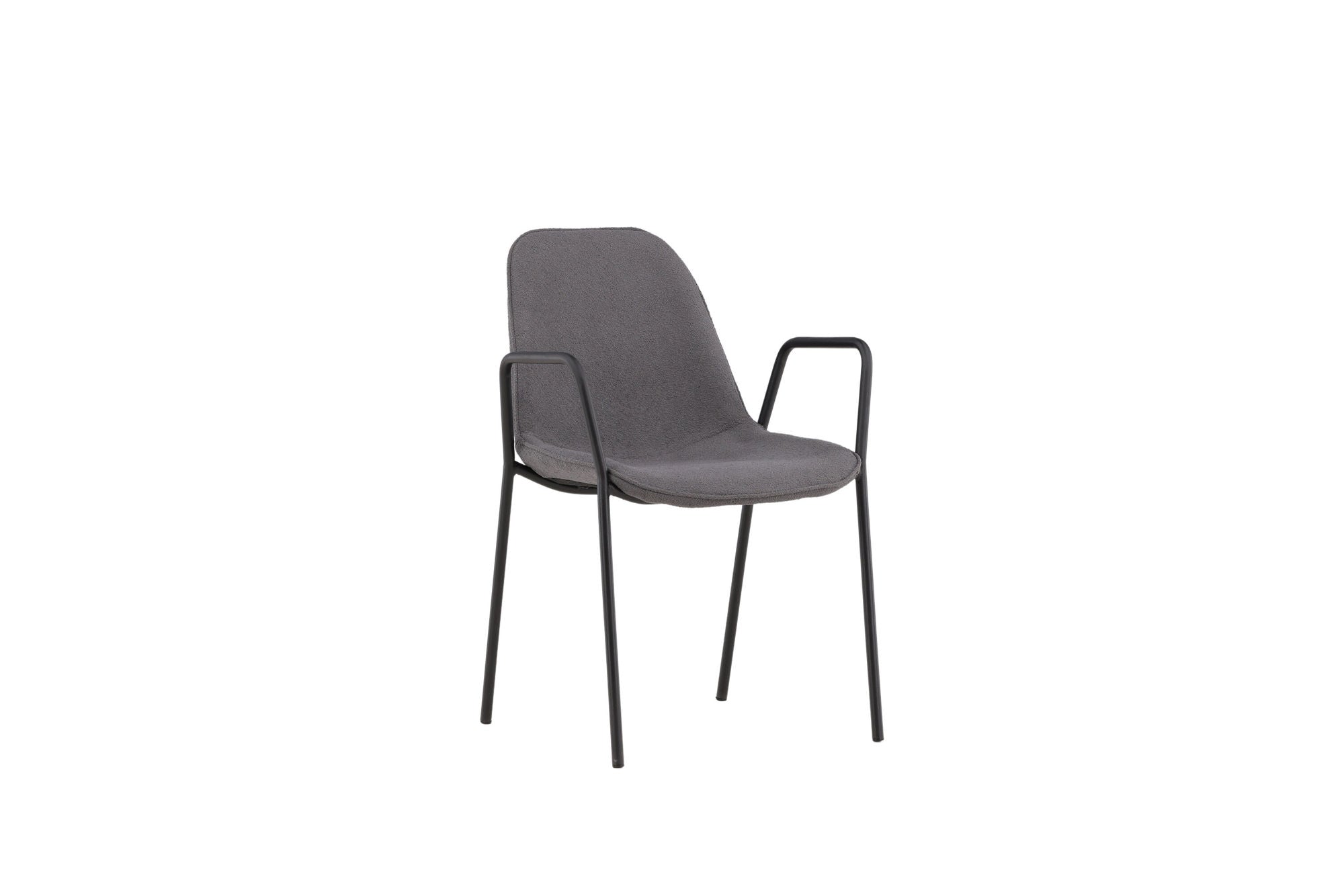 Vind Klädesholmen Spisebordsstol 2-pack - Black / Dark Grey Boucle