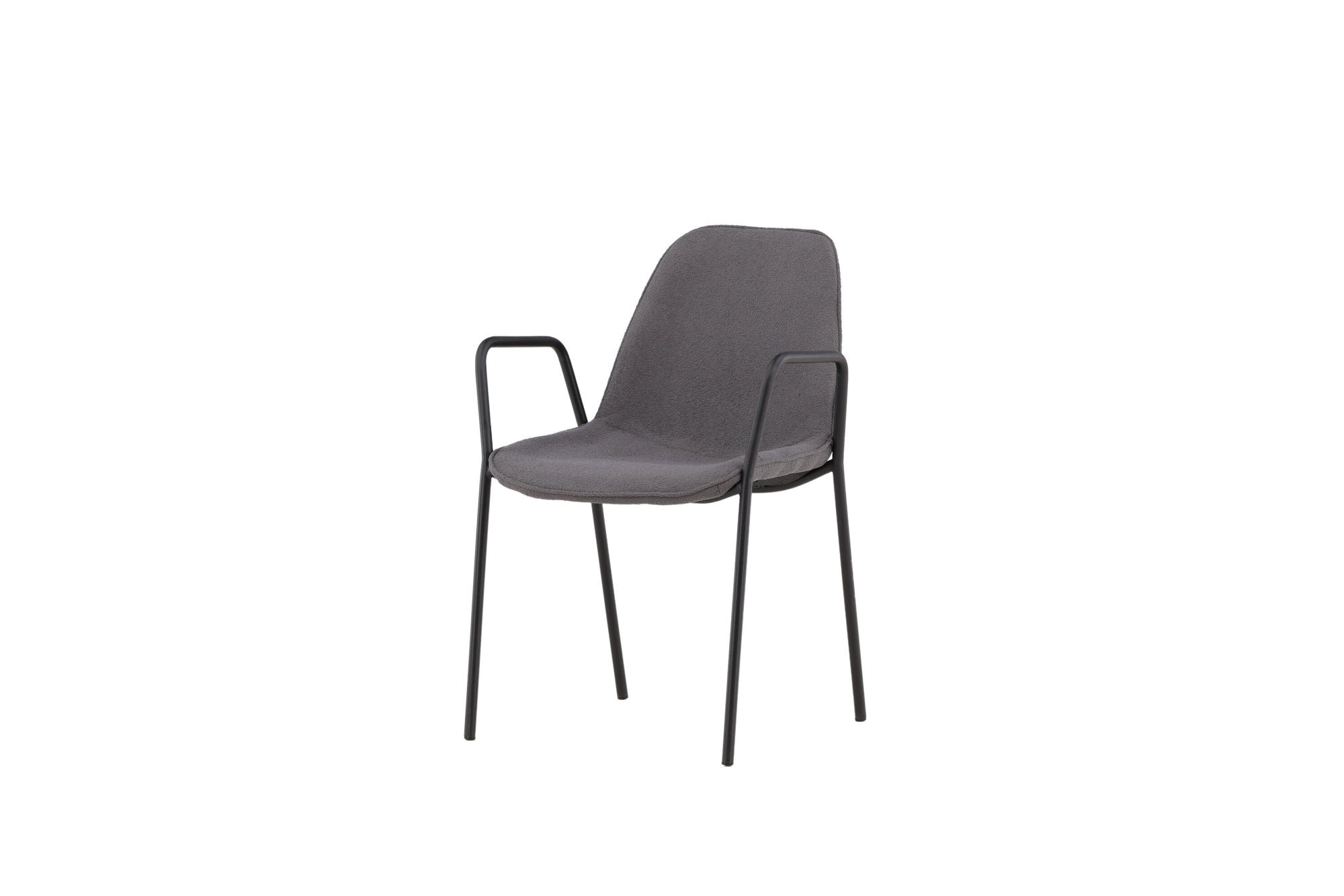 Vind Klädesholmen Spisebordsstol 2-pack - Black / Dark Grey Boucle