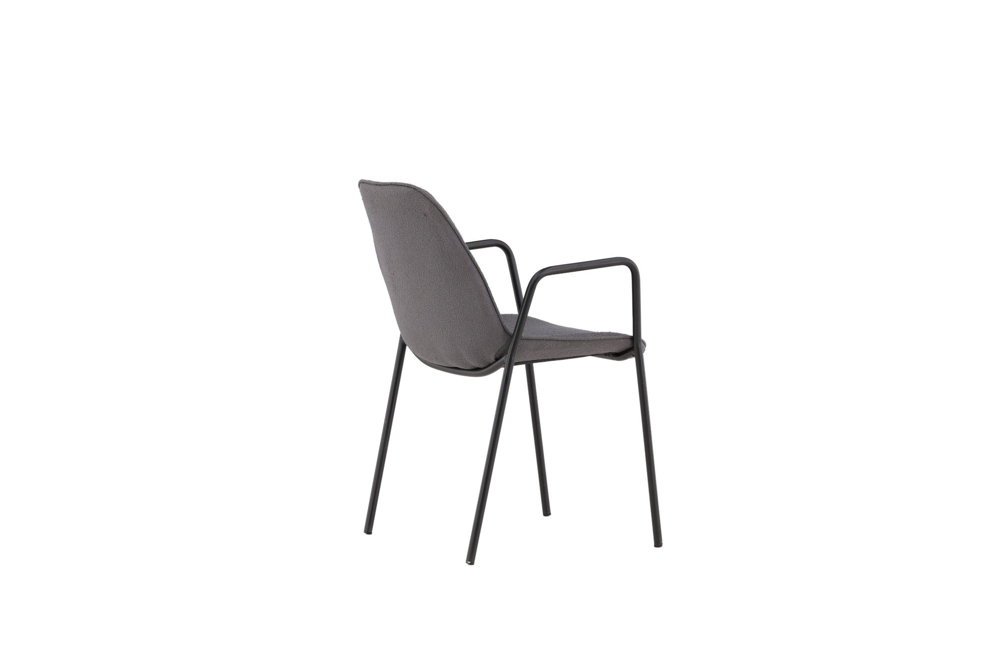 Vind Klädesholmen Spisebordsstol 2-pack - Black / Dark Grey Boucle