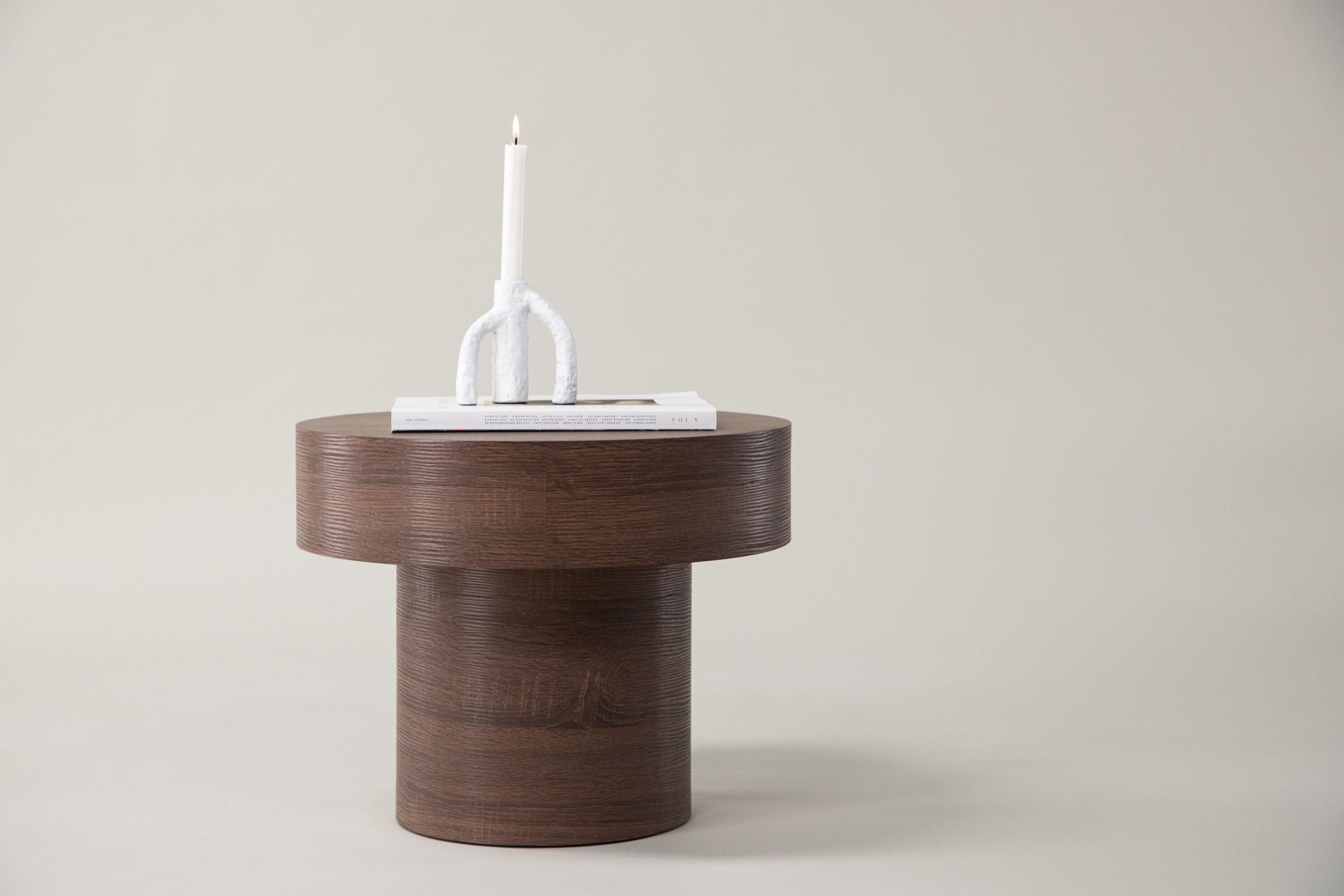 Vind Malung - Low Side bord - Brown / Brown MDF