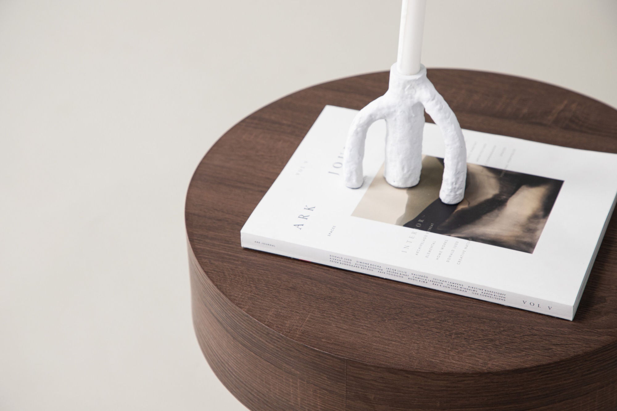 Vind Malung - Low Side bord - Brown / Brown MDF