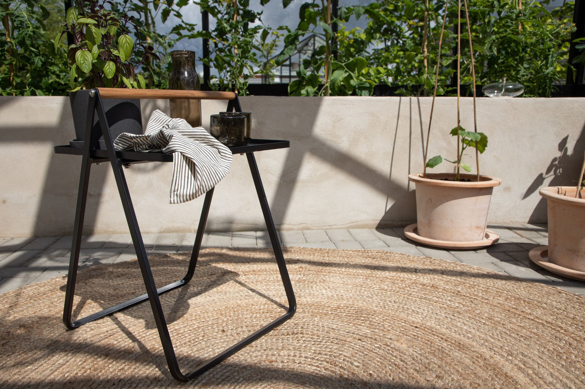 Venture Home Clarin Sidebord Steel - Black / Rectangular 40*45*50