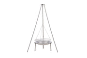 Venture Home Ukunda Firepit/Grill Steel - Silver