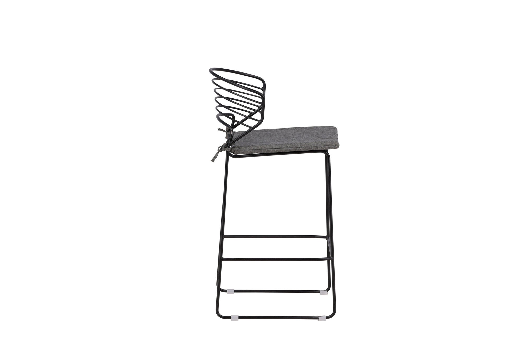 Venture Home Milano Barchair 4-pack Steel - Black / Grey