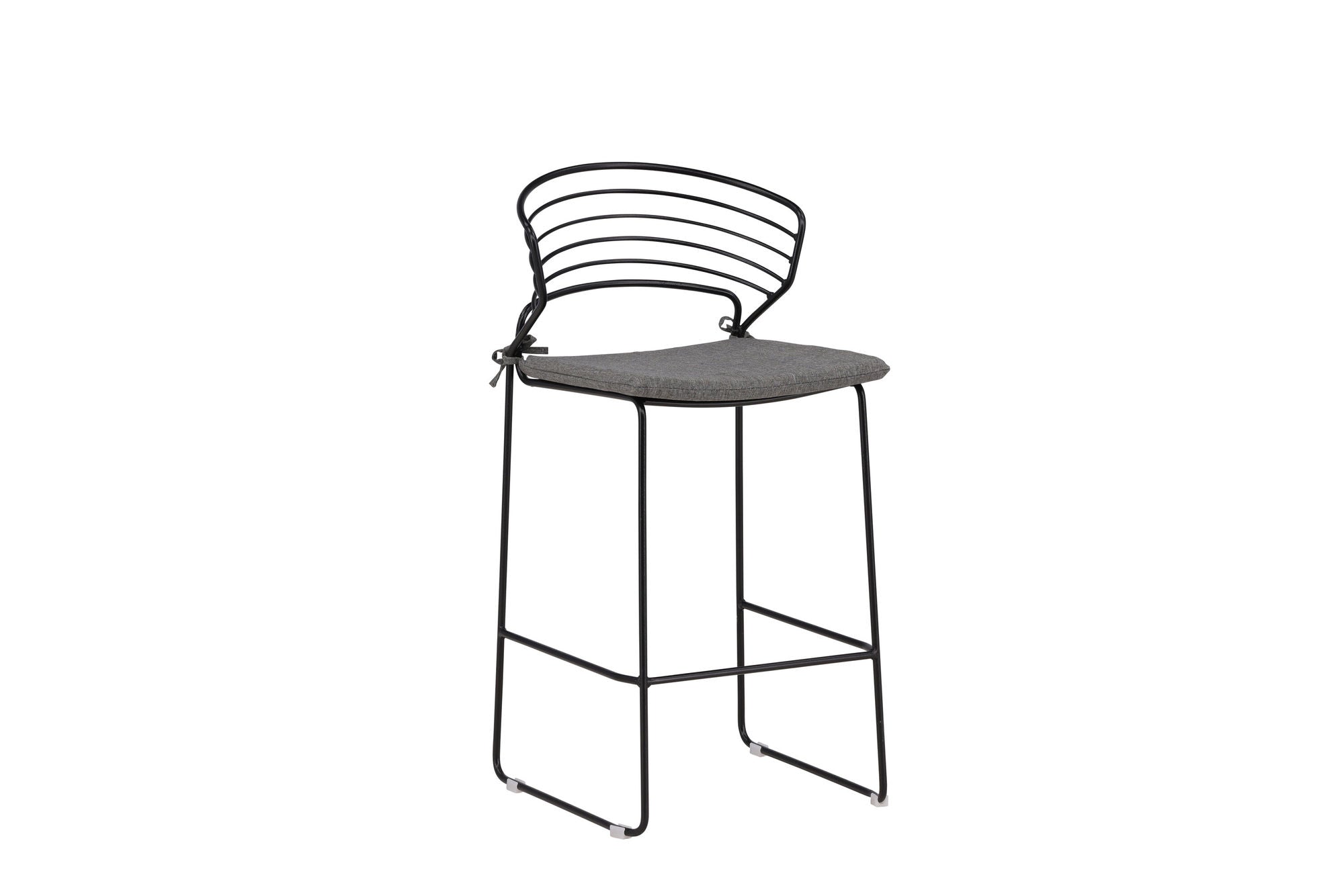 Venture Home Milano Barchair 4-pack Steel - Black / Grey
