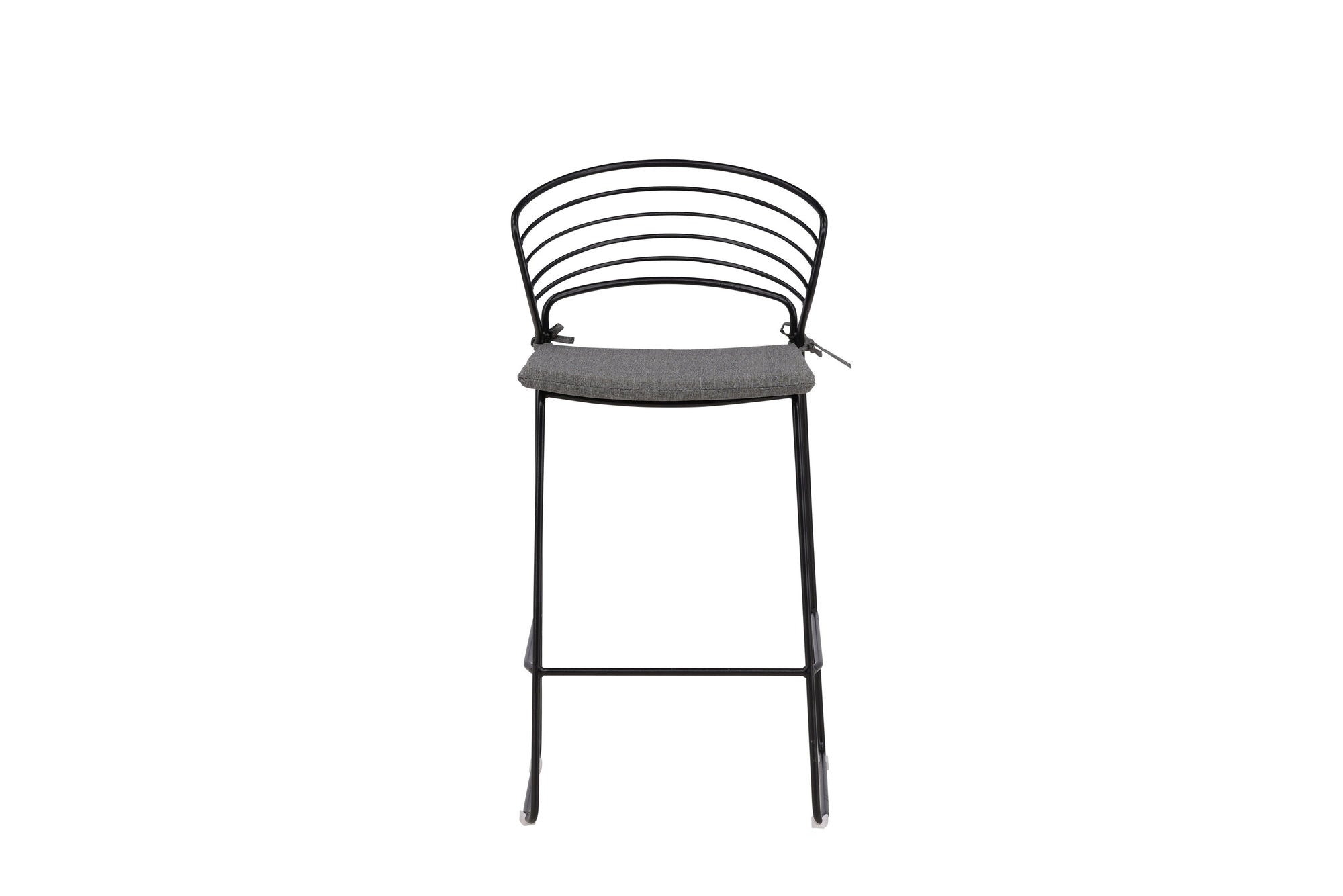 Venture Home Milano Barchair 4-pack Steel - Black / Grey