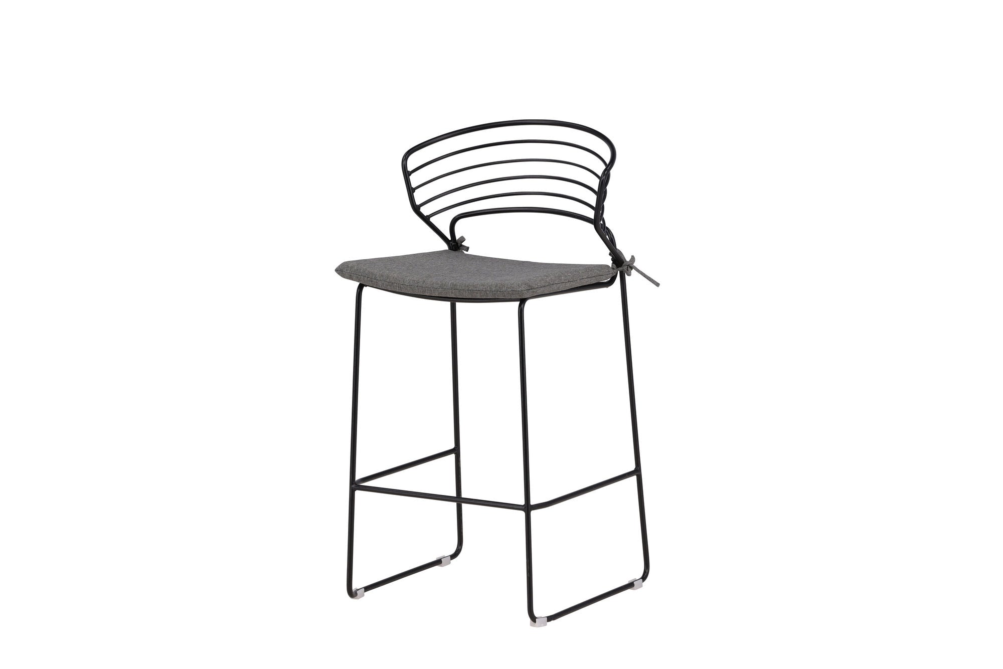 Venture Home Milano Barchair 4-pack Steel - Black / Grey