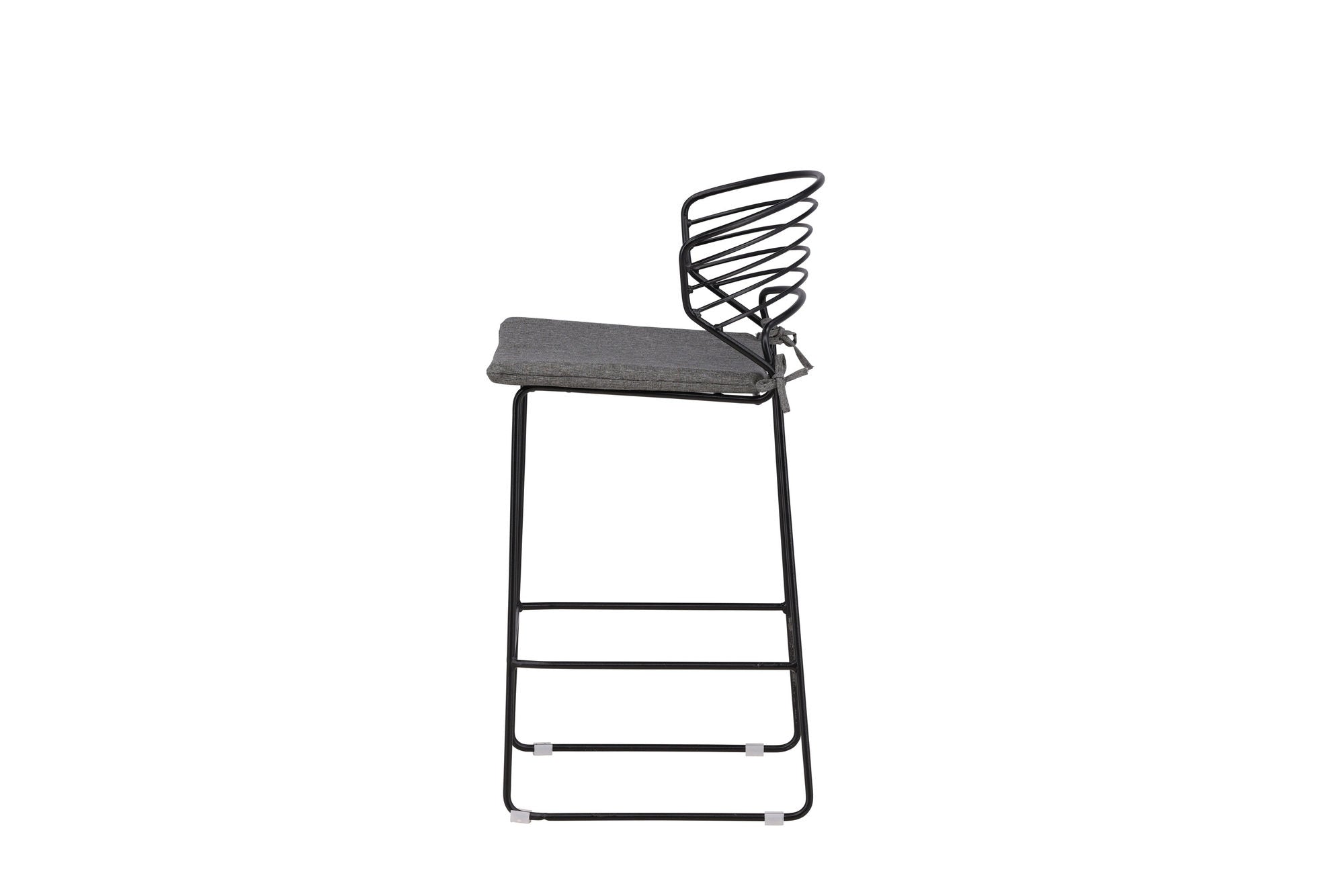 Venture Home Milano Barchair 4-pack Steel - Black / Grey