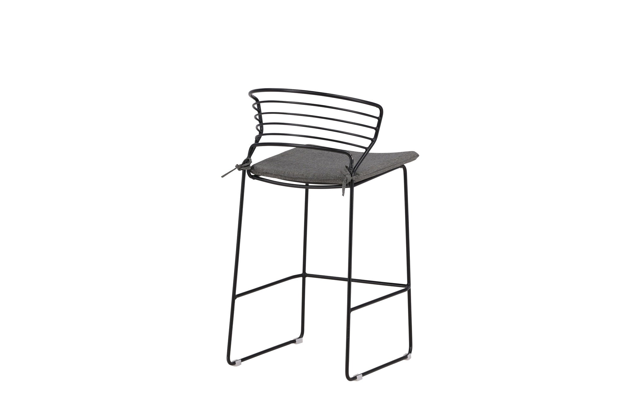 Venture Home Milano Barchair 4-pack Steel - Black / Grey