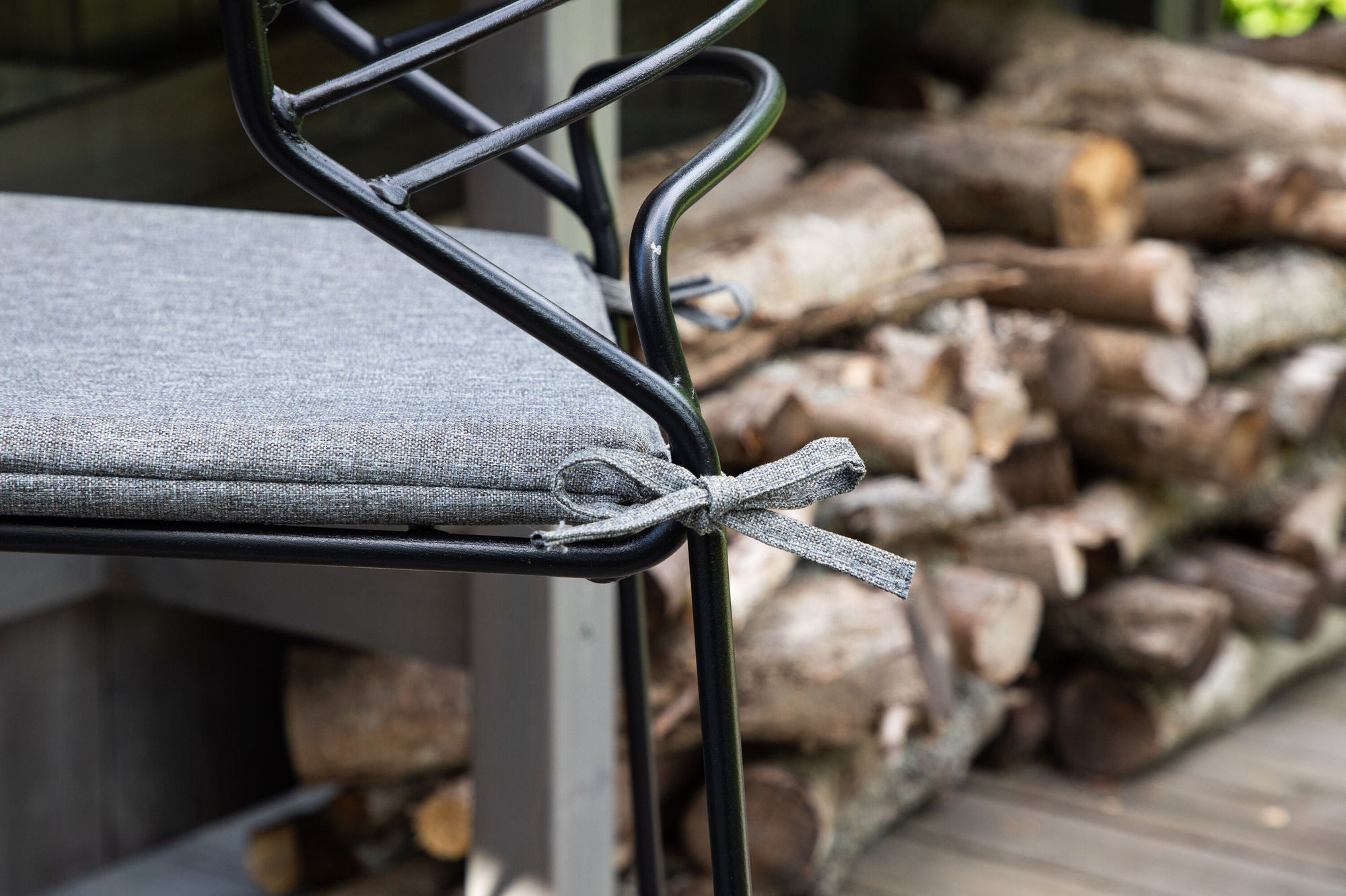 Venture Home Milano Barchair 4-pack Steel - Black / Grey