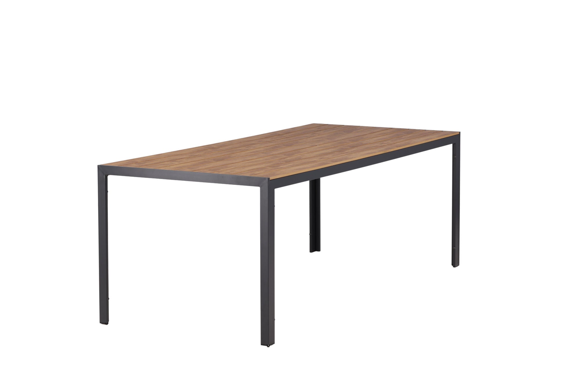 Venture Home Break Diningbord Alumnium - Dark Grey / Nature Rectangular 90*200*
