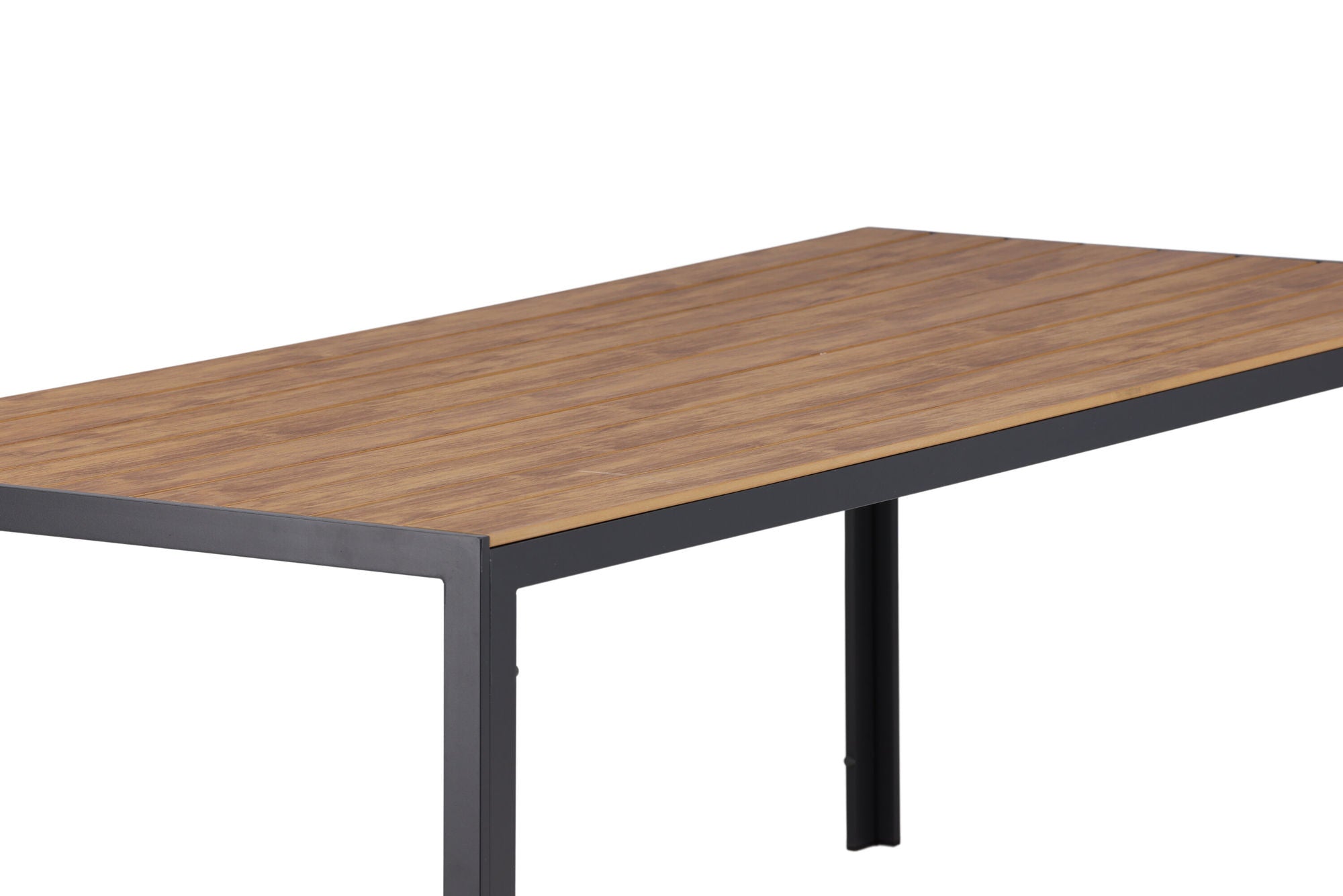 Venture Home Break Diningbord Alumnium - Dark Grey / Nature Rectangular 90*200*