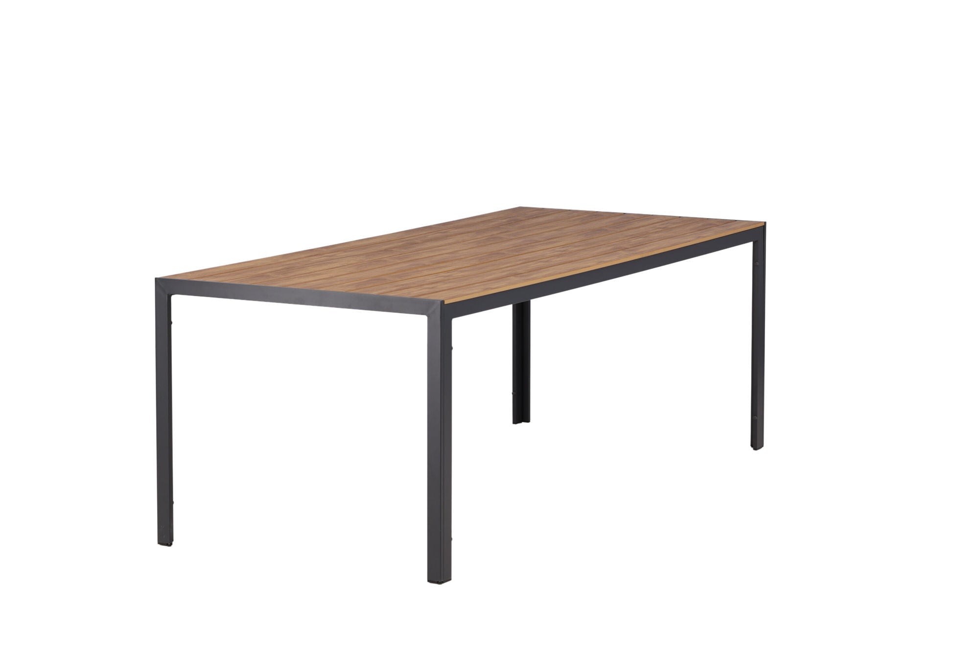Venture Home Break Diningbord Alumnium - Dark Grey / Nature Rectangular 90*200*