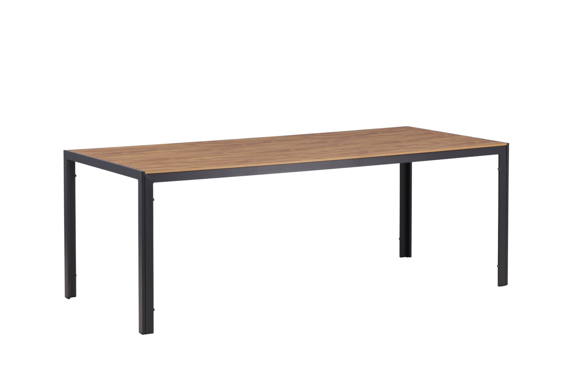 Venture Home Break Diningbord Alumnium - Dark Grey / Nature Rectangular 90*200*