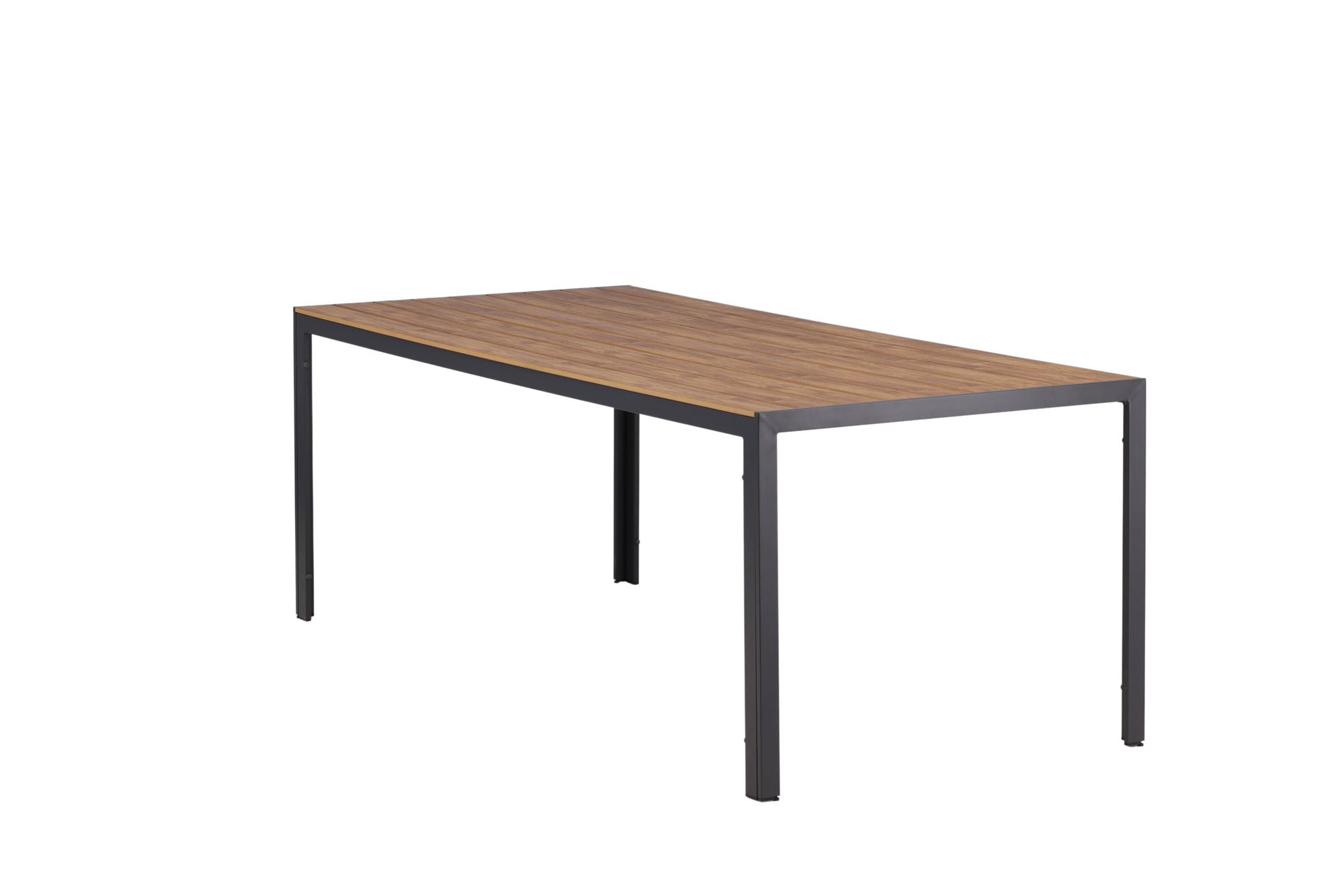 Venture Home Break Diningbord Alumnium - Dark Grey / Nature Rectangular 90*200*