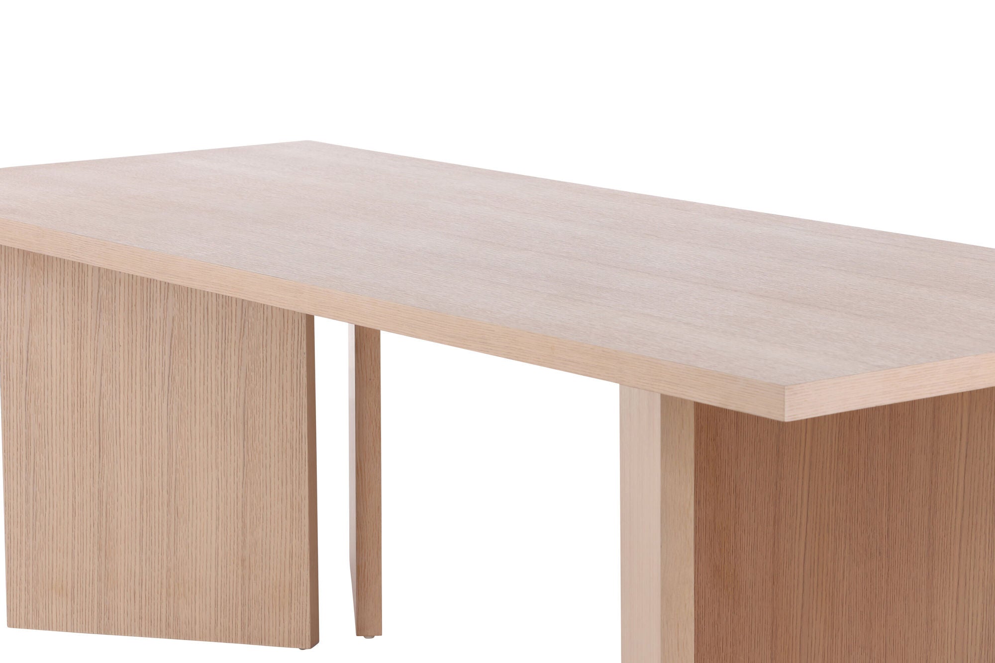 Vind Bassholmen spisebord - Whitewash / Wood