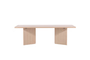 Vind Bassholmen spisebord - Whitewash / Wood