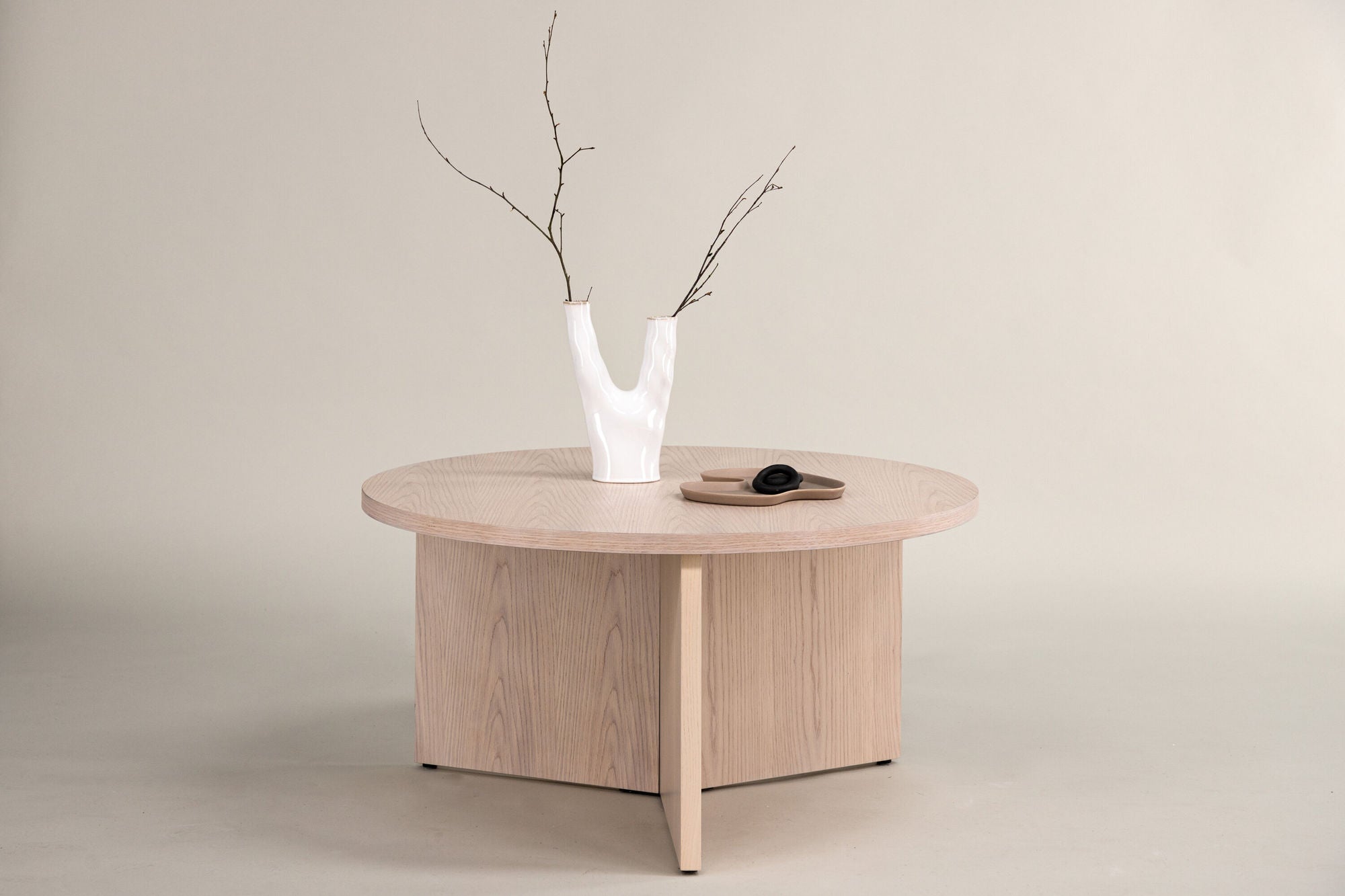Vind Saltö Small Sofa bord - Whitewash / Wood