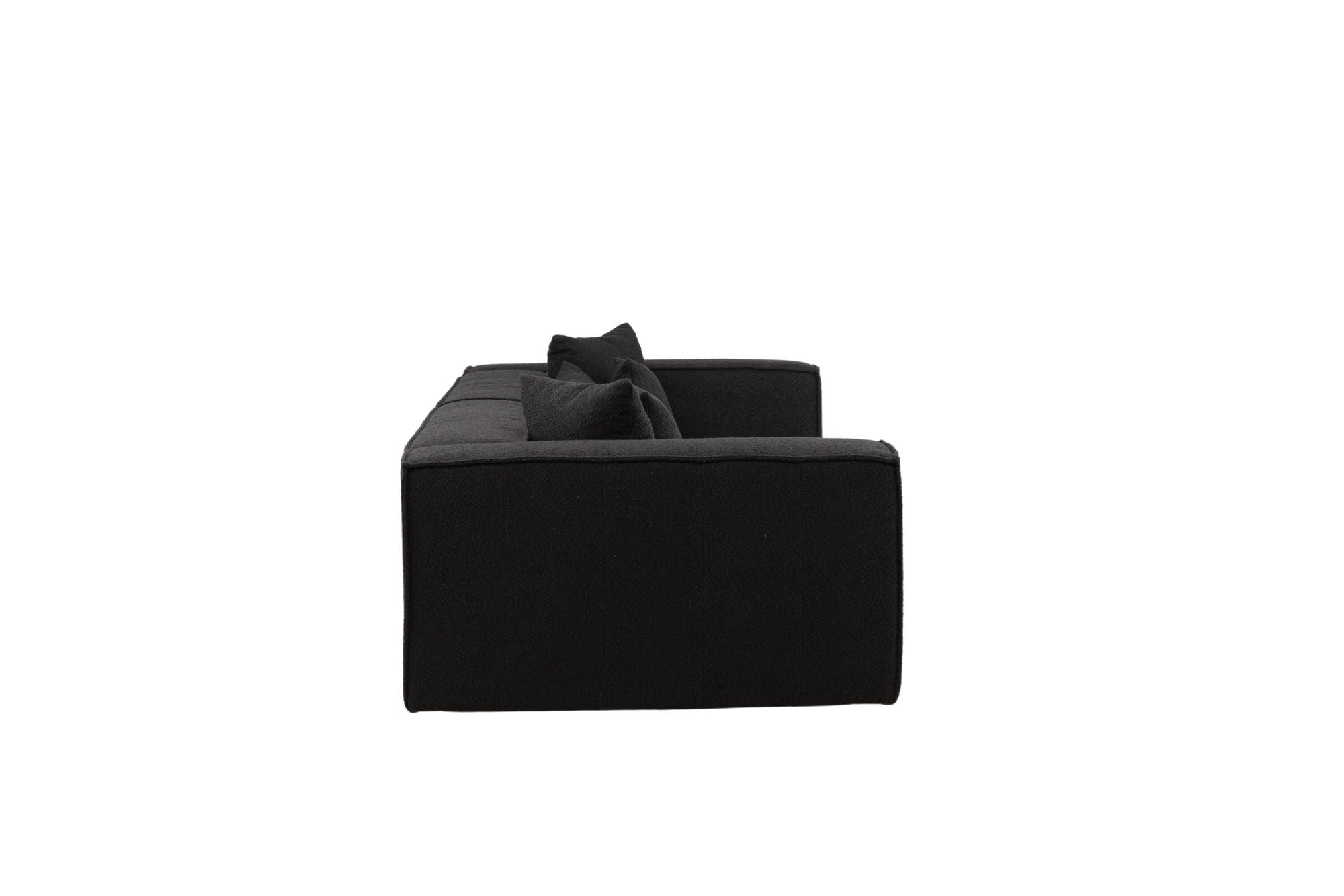 Vind Gillholmen Sofa - Black / Black Boucle