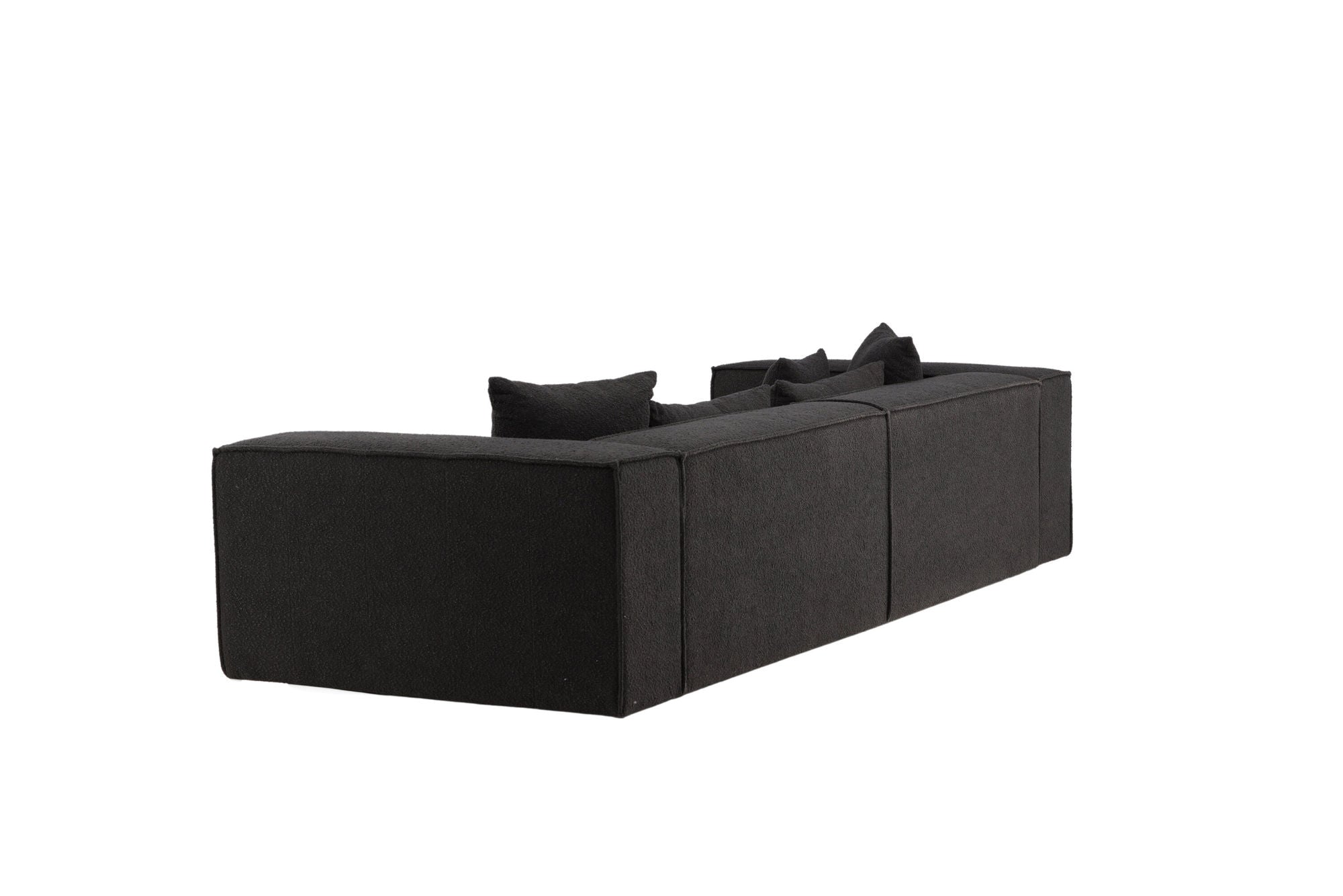 Vind Gillholmen Sofa - Black / Black Boucle