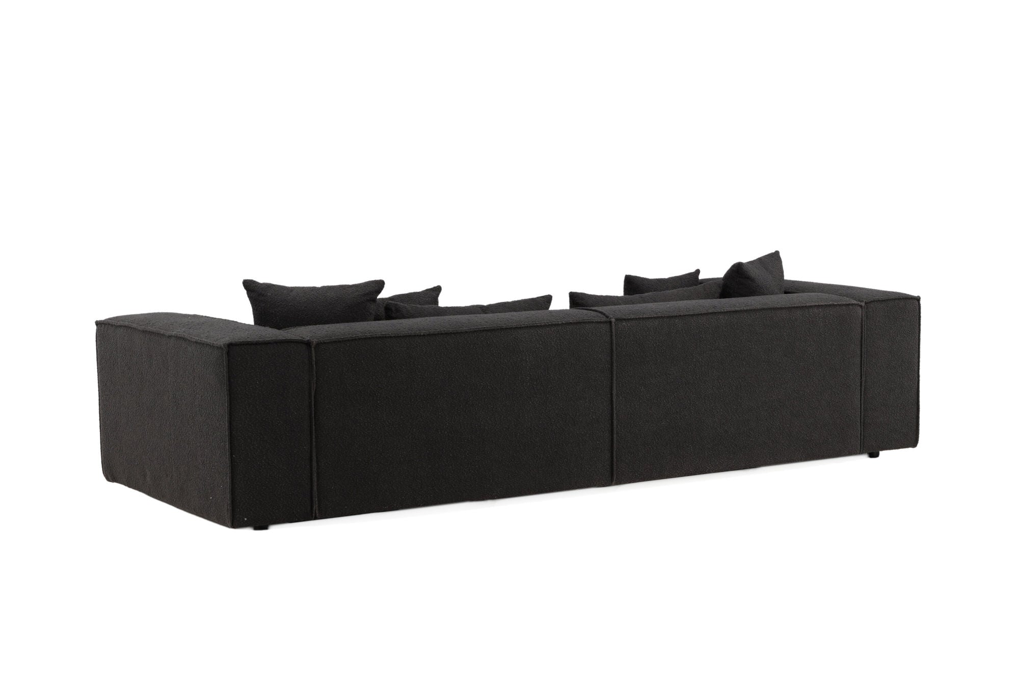 Vind Gillholmen Sofa - Black / Black Boucle