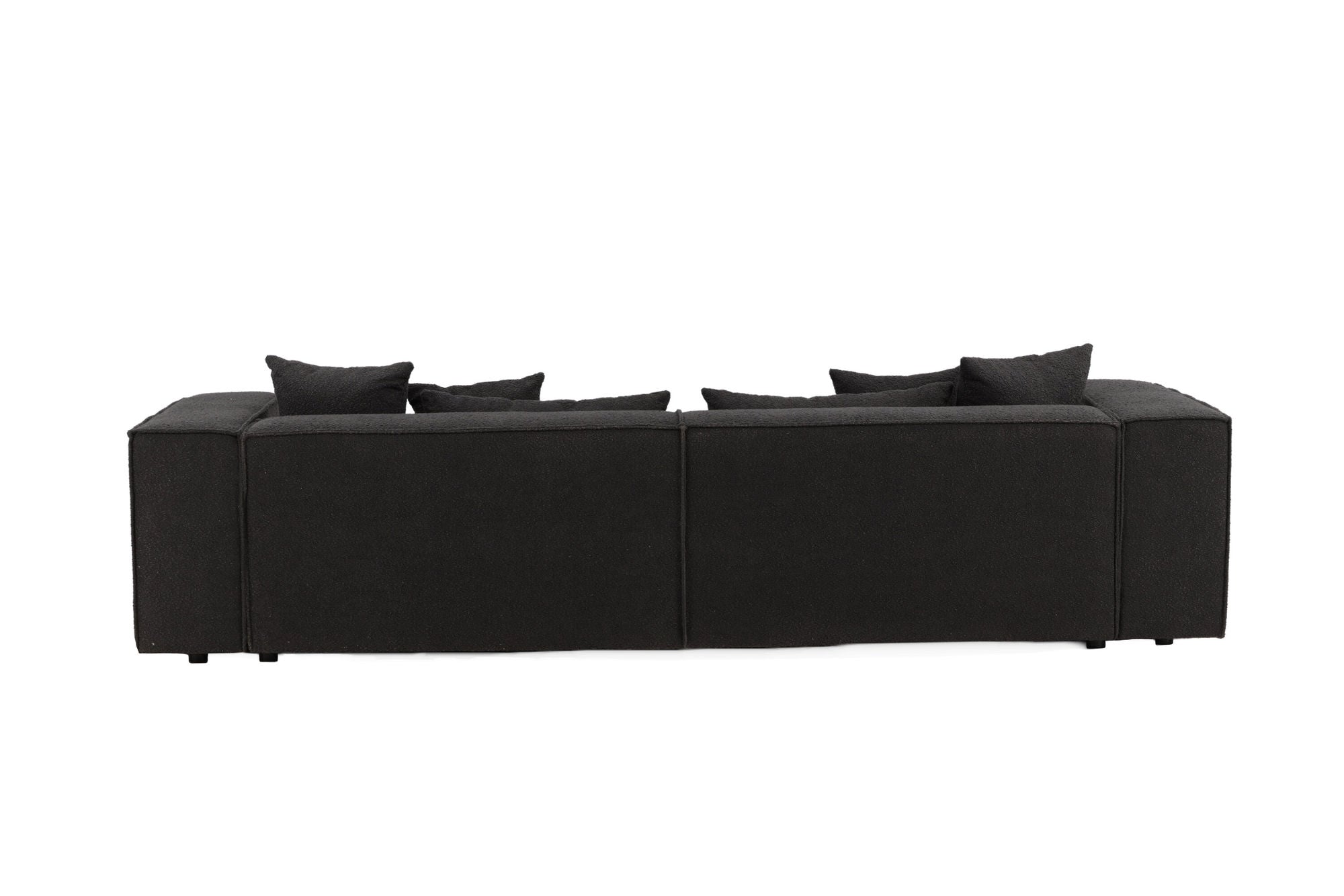 Vind Gillholmen Sofa - Black / Black Boucle