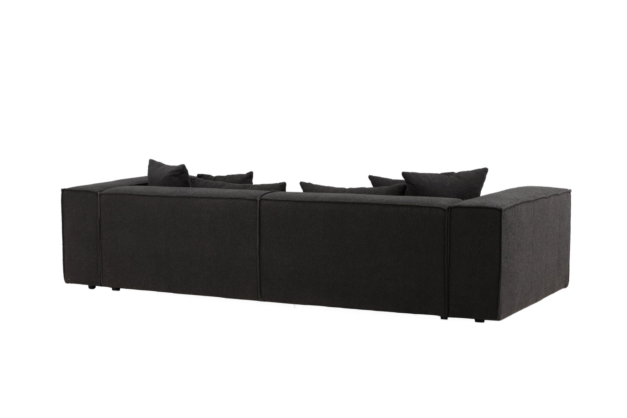 Vind Gillholmen Sofa - Black / Black Boucle