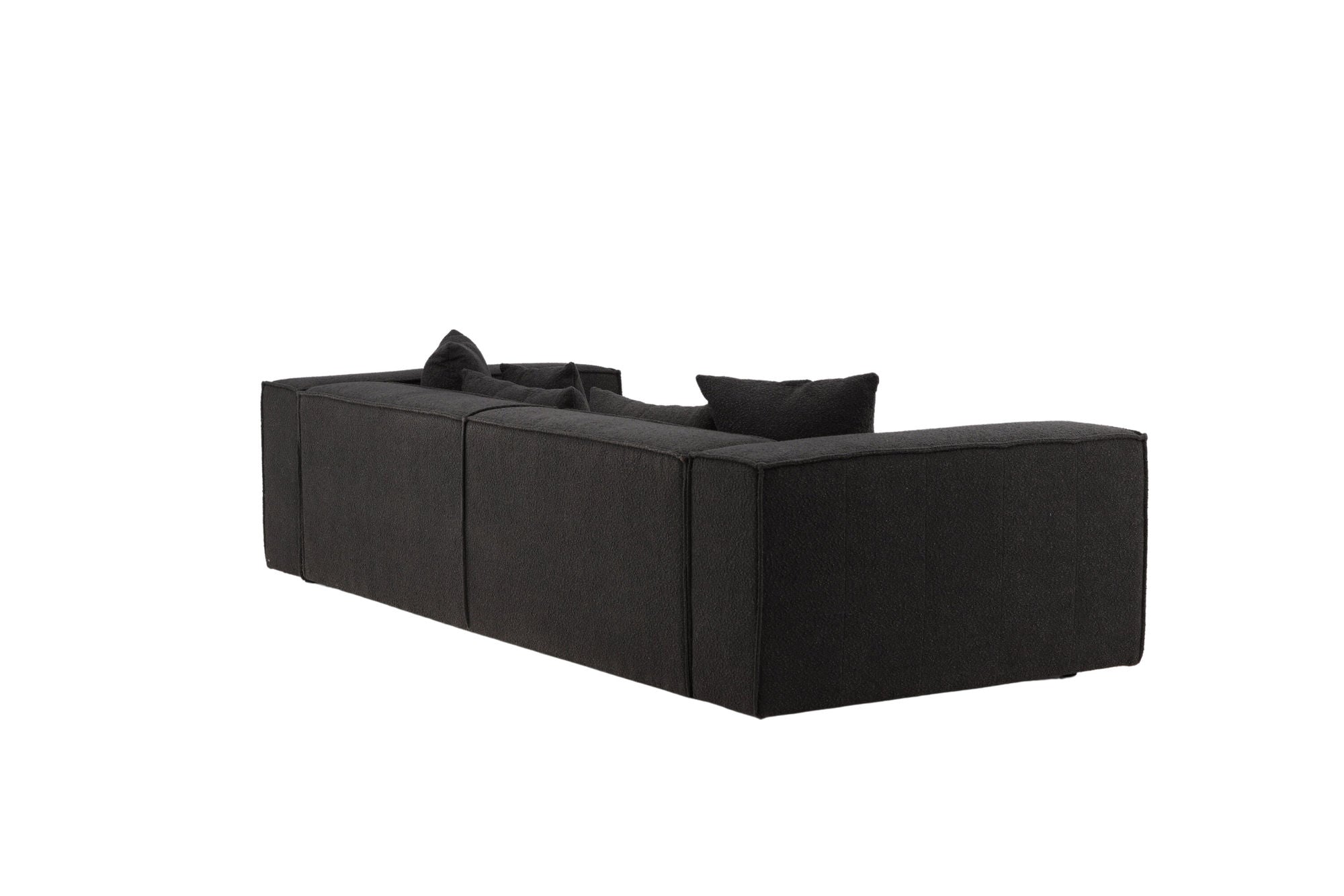 Vind Gillholmen Sofa - Black / Black Boucle