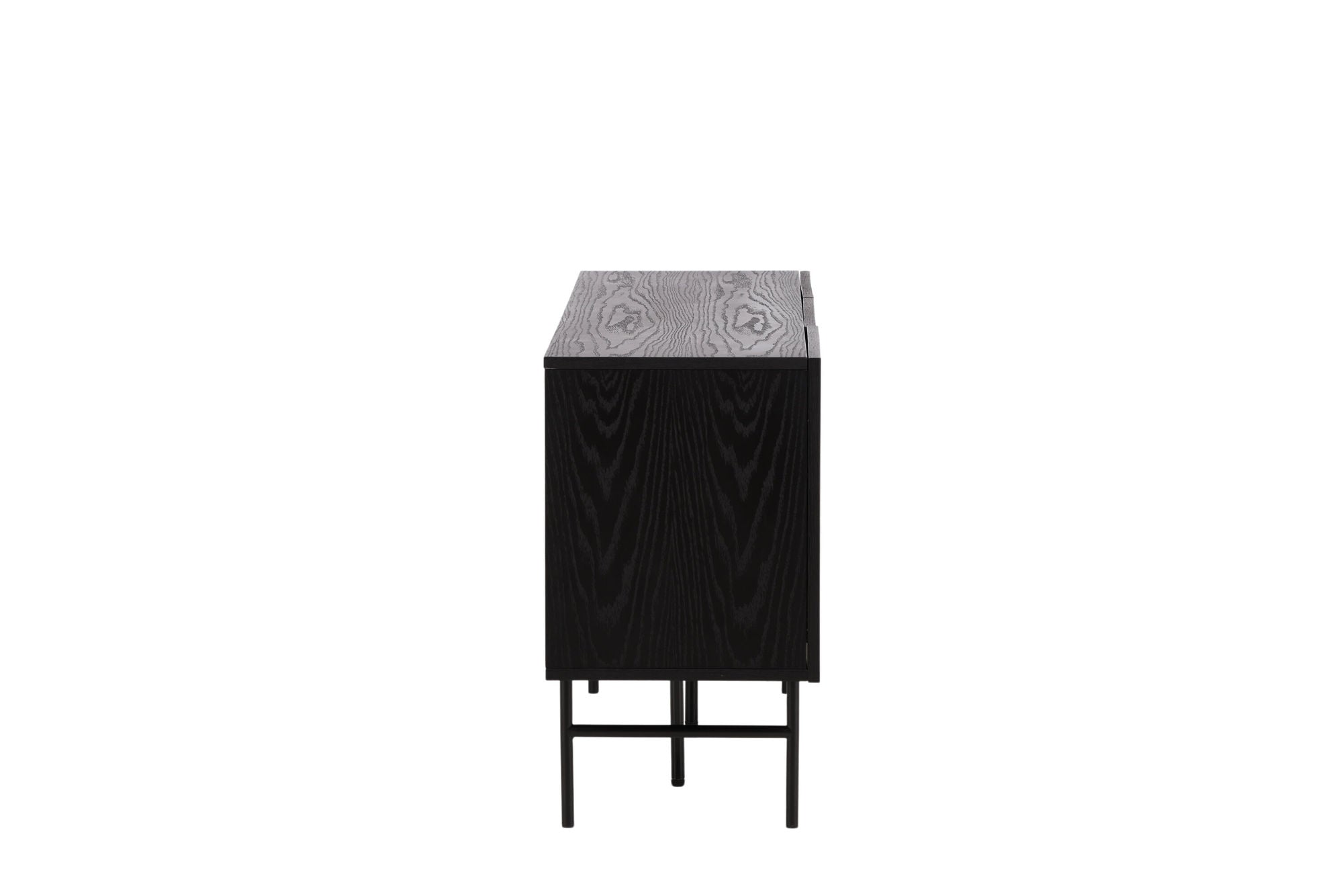 Vind Björkön Low Skænk skab - Black / Oak/faneer
