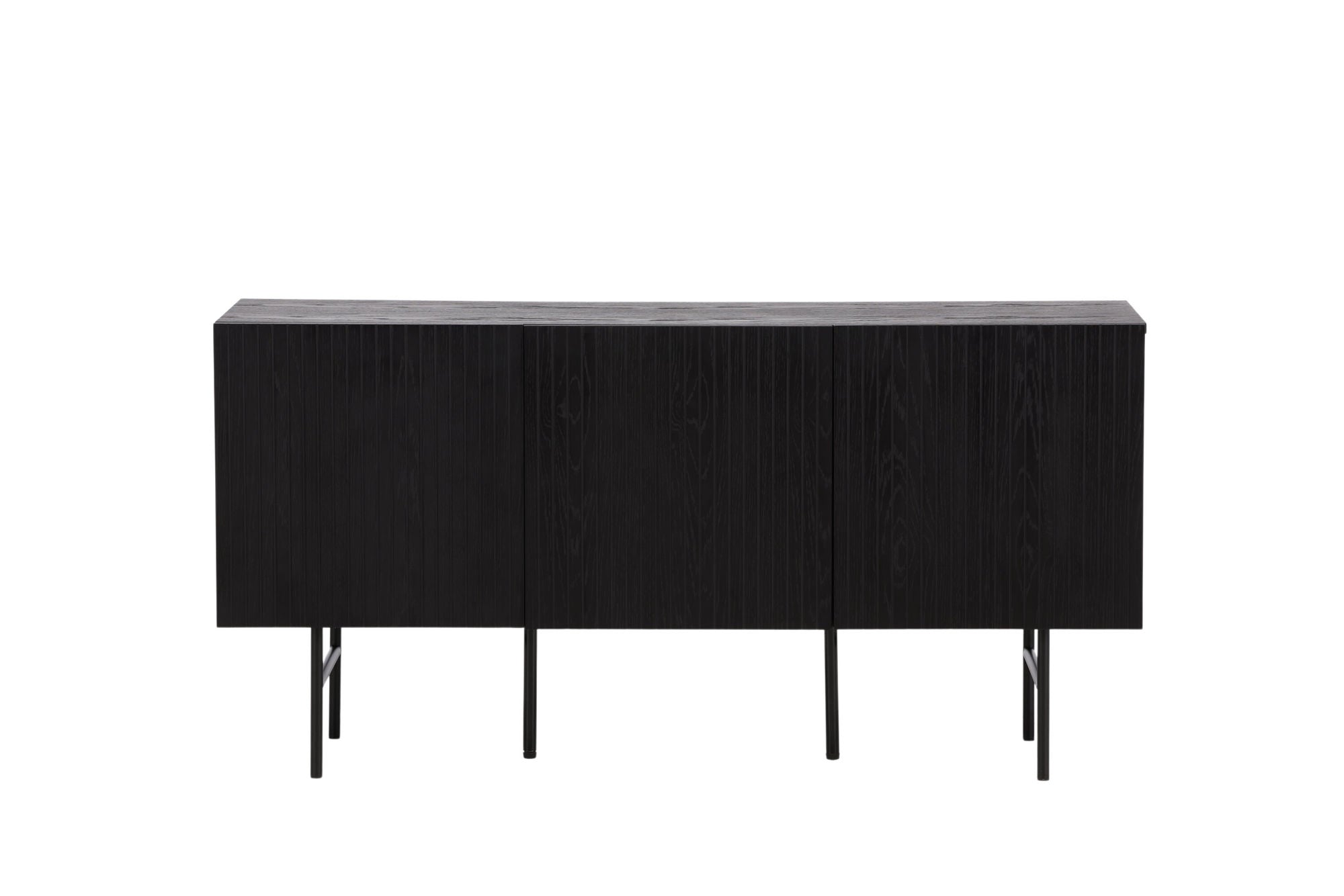 Vind Björkön Low Skænk skab - Black / Oak/faneer