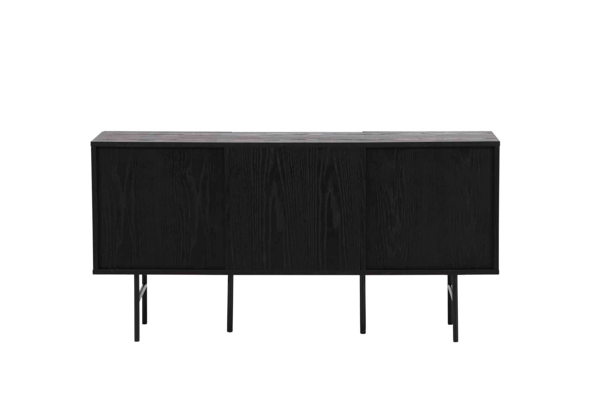 Vind Björkön Low Skænk skab - Black / Oak/faneer