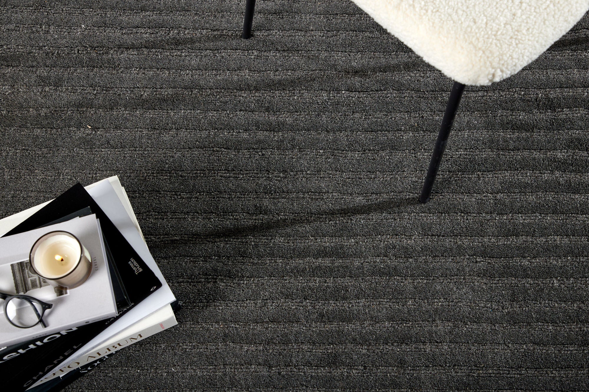 Venture Home Milton Wool/polyester/cotton - 300*200- -Rectangular-Dark grey