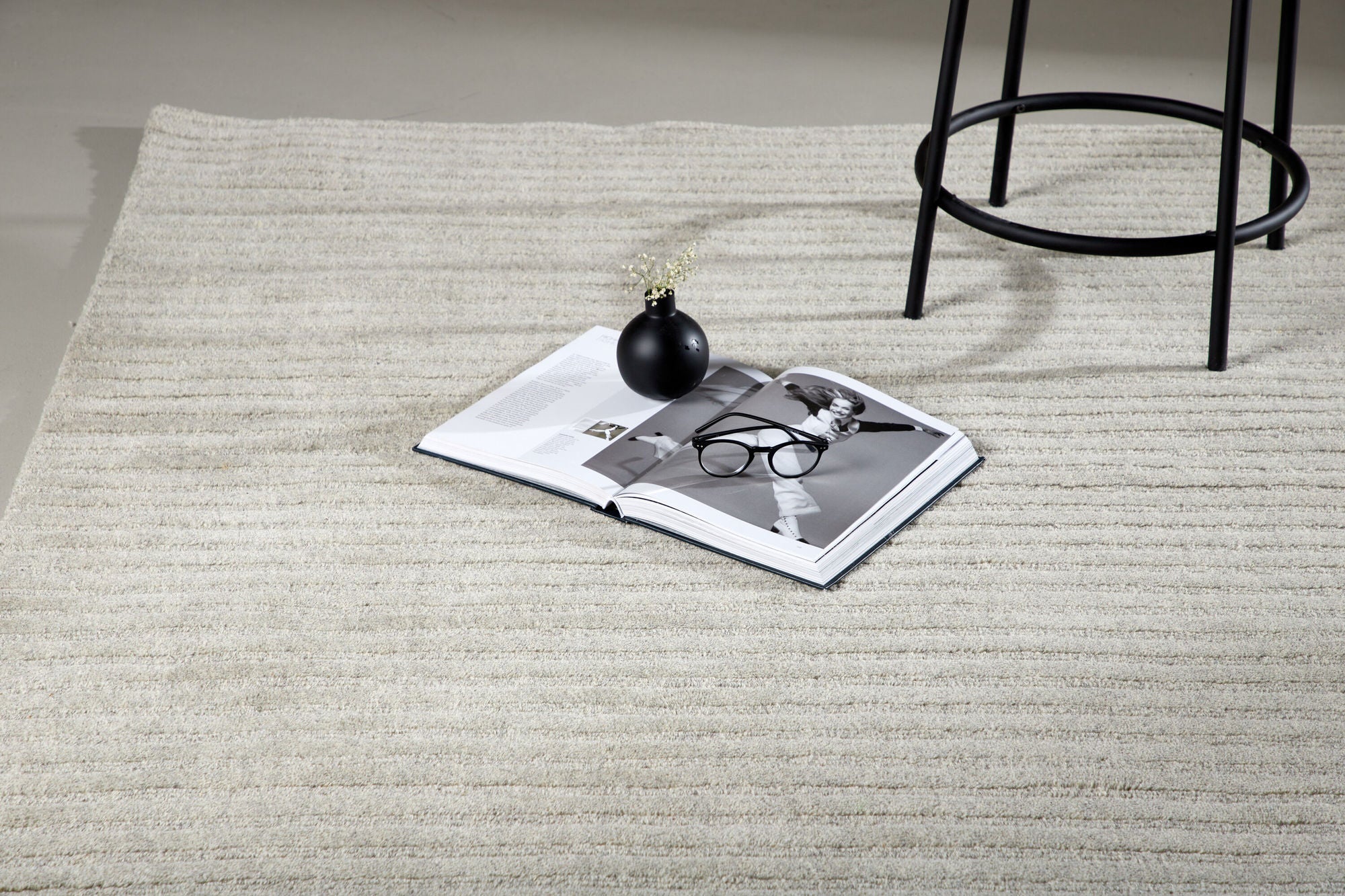 Venture Home Milton Wool/polyester/cotton - 300*200- -Rectangular-Light grey