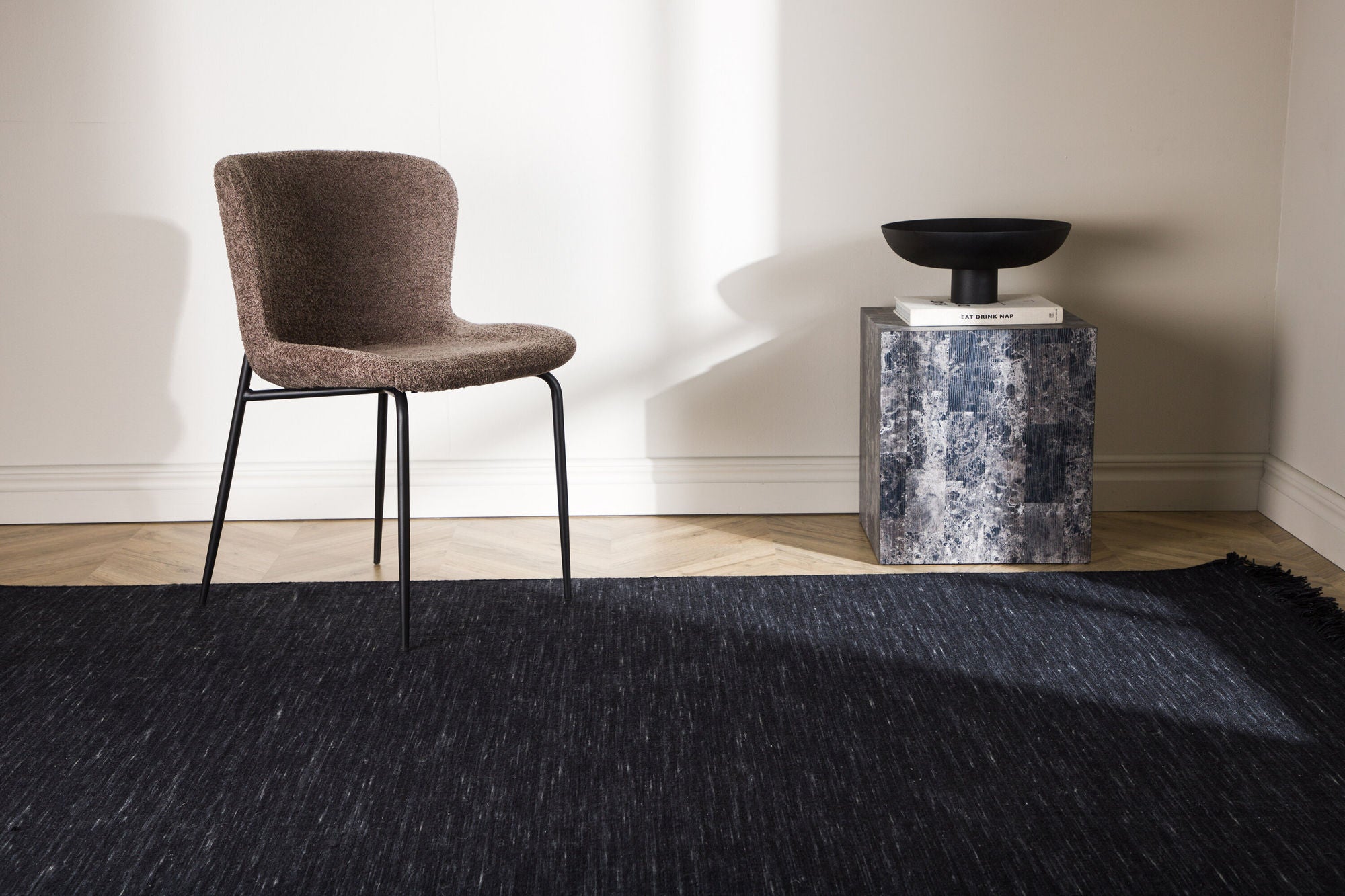 Venture Home Elton Wool/polyester cotton - 350*250- -Rectangular-Black