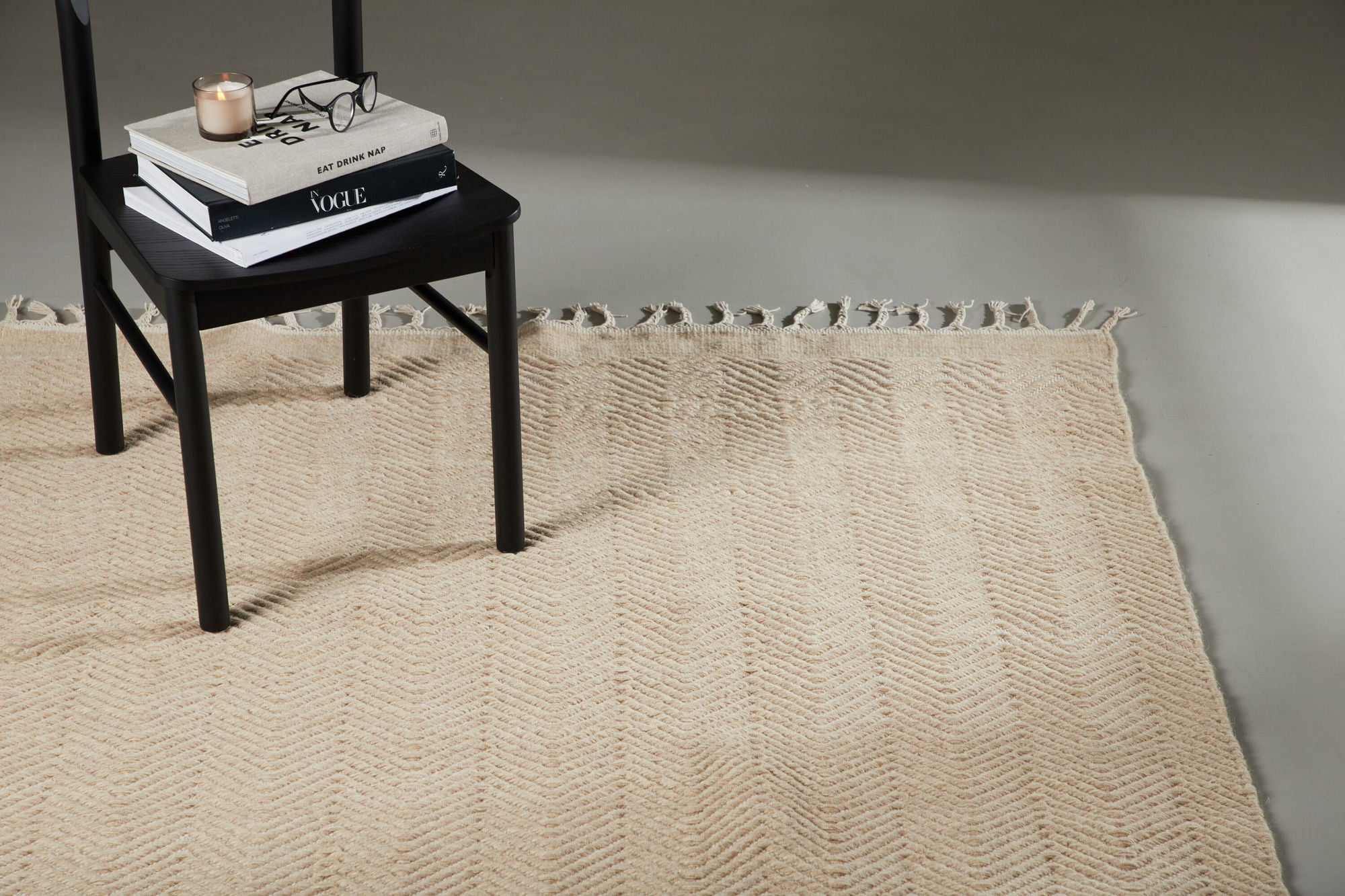 Venture Home Loke Wool/cotton mix - 300*200- -Rectangular-White/Beige