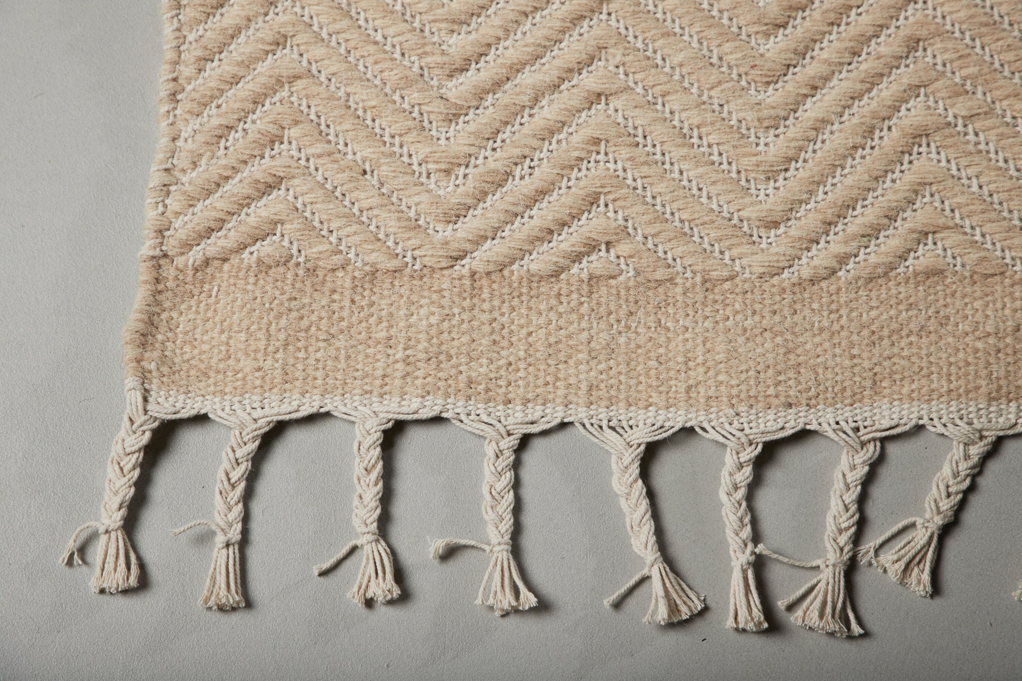 Venture Home Loke Wool/cotton mix - 300*200- -Rectangular-White/Beige