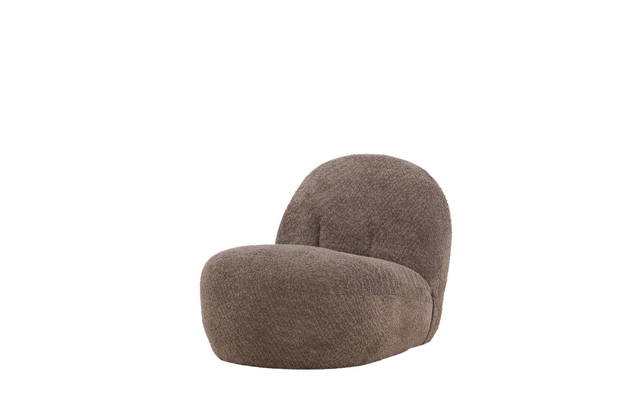 Venture Home Omaha Single Sofa - Brown Boucle