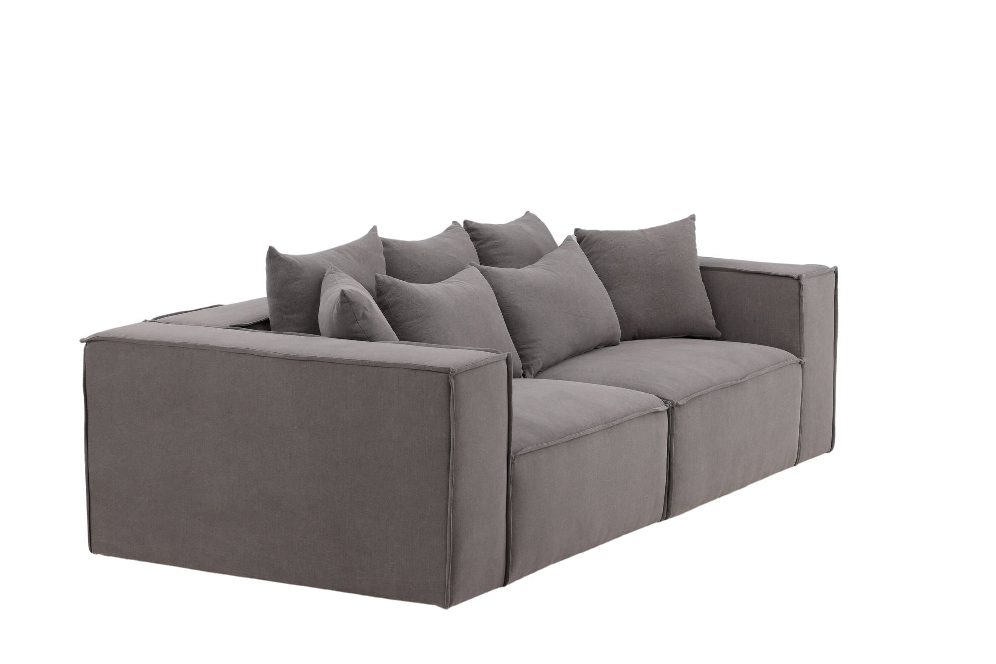 Vind Gillholmen Sofa - Grey / Grey Linen