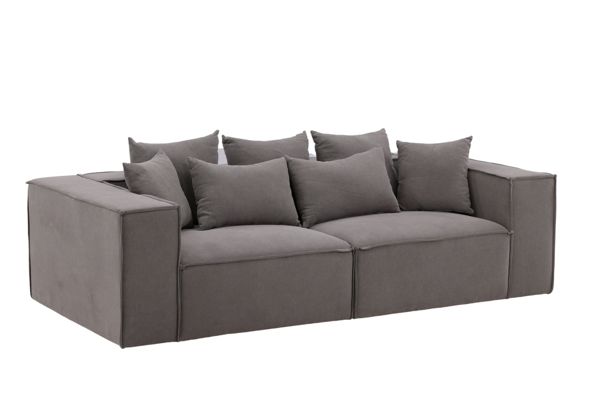 Vind Gillholmen Sofa - Grey / Grey Linen