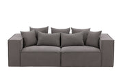 Vind Gillholmen Sofa - Grey / Grey Linen