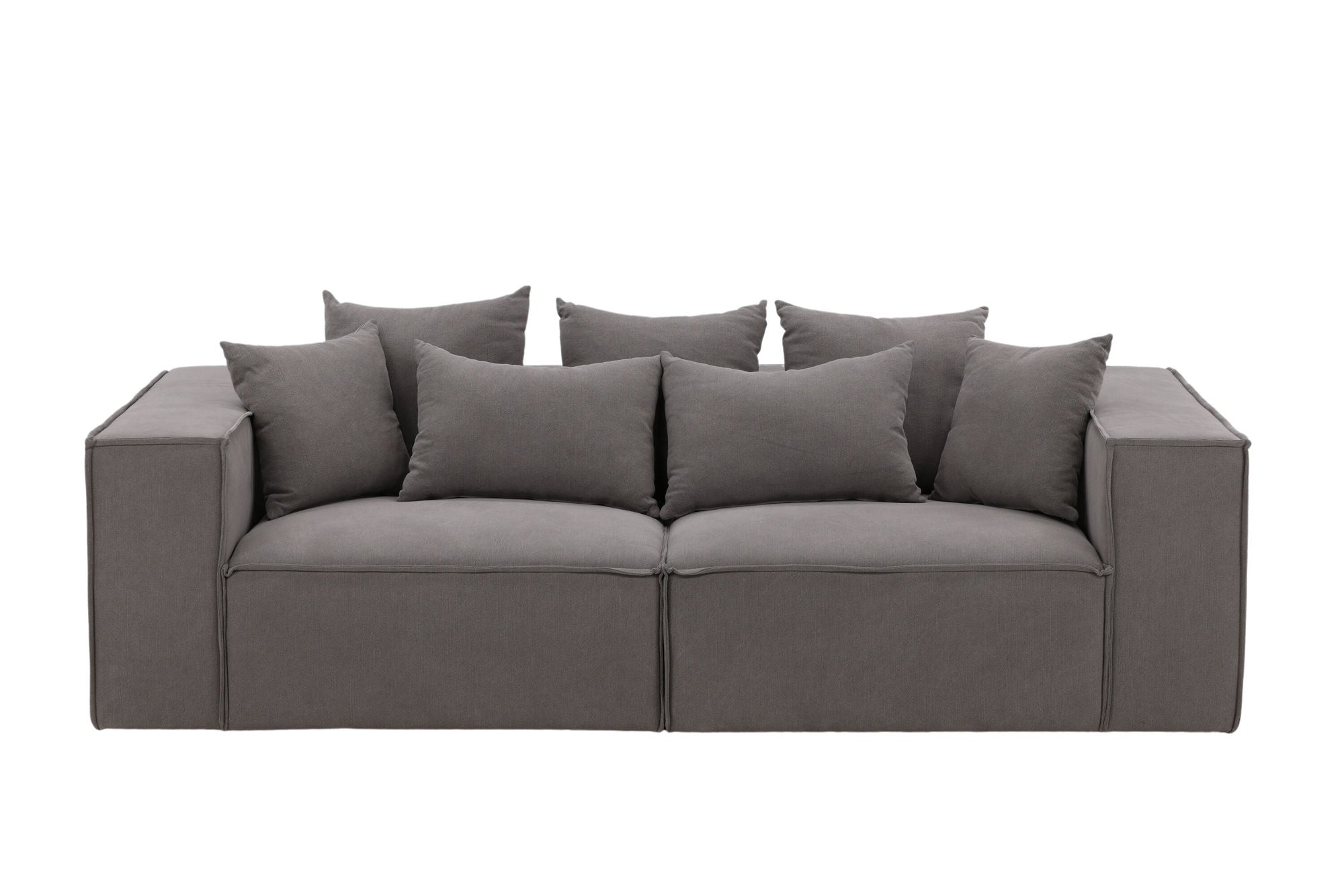 Vind Gillholmen Sofa - Grey / Grey Linen